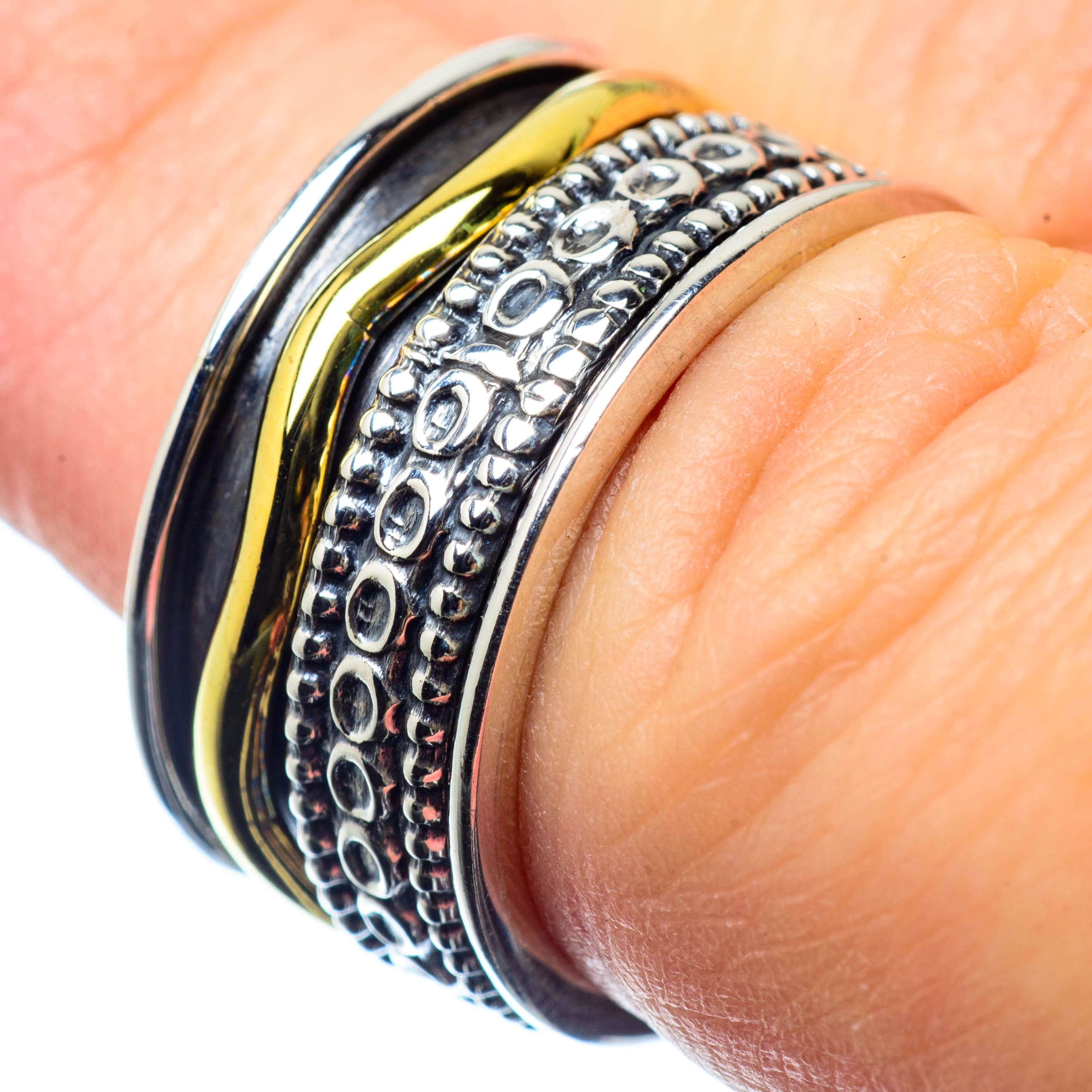 Meditation Spinner Rings handcrafted by Anasilvercos - RING26056