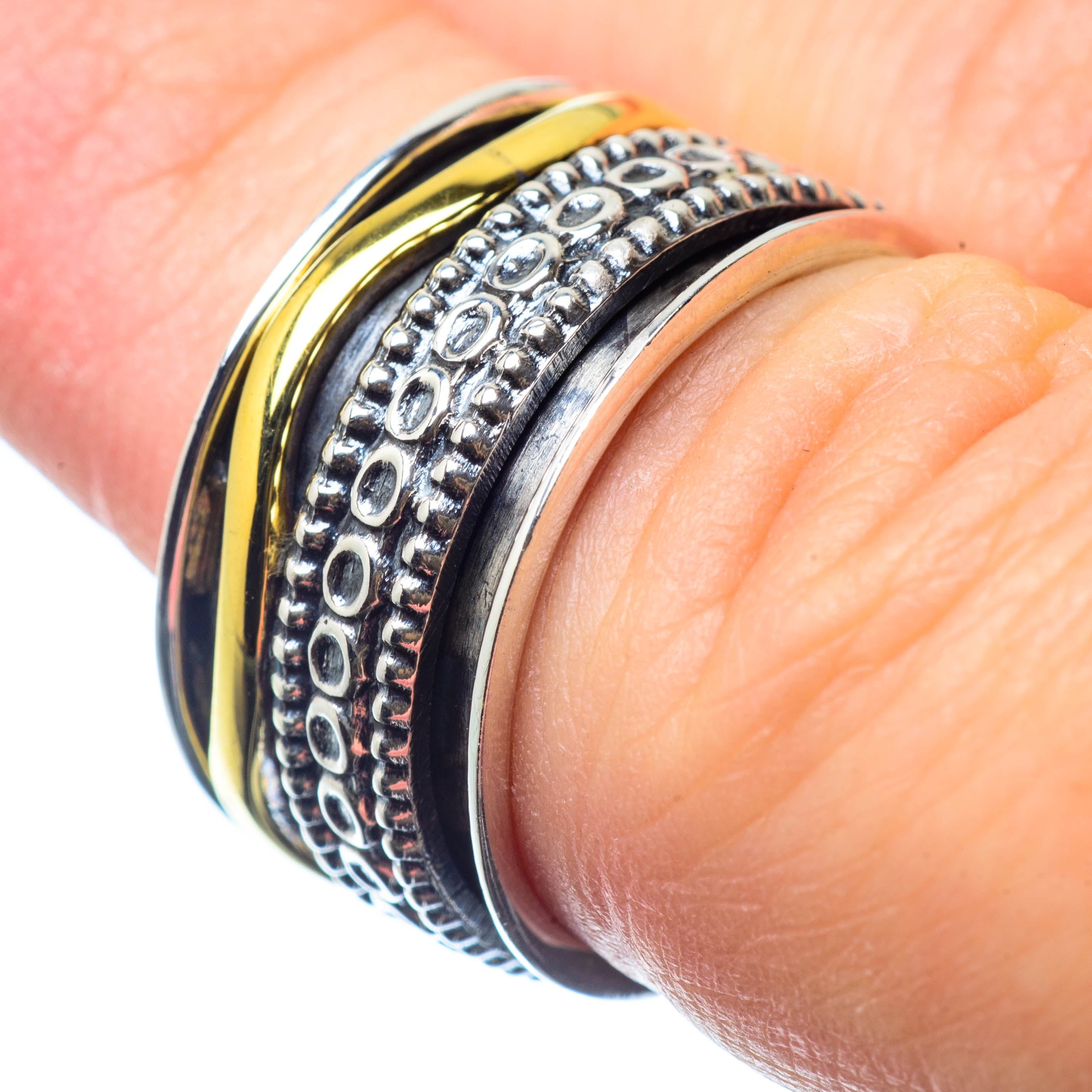 Meditation Spinner Rings handcrafted by Anasilvercos - RING26085