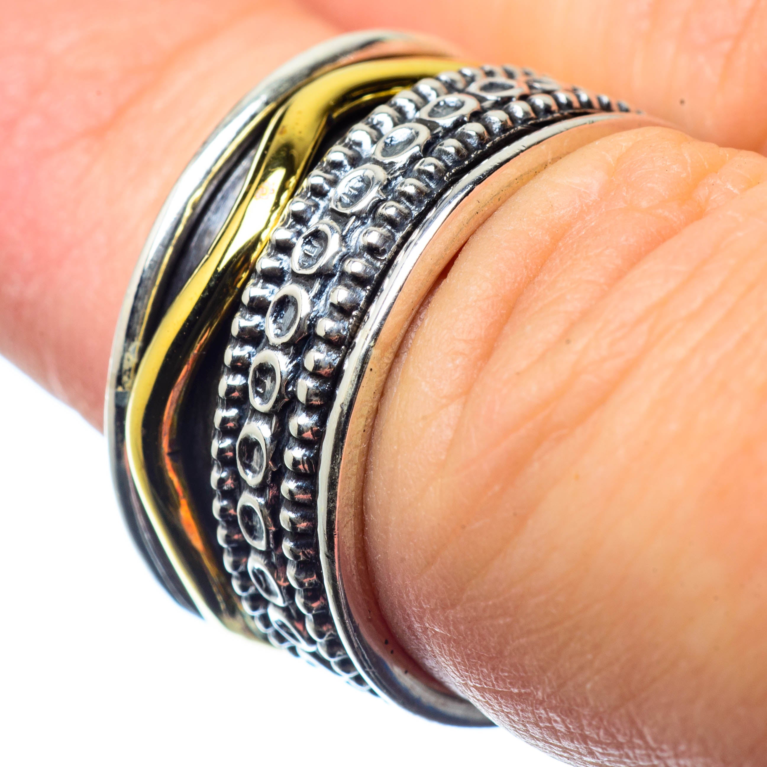 Meditation Spinner Rings handcrafted by Anasilvercos - RING26143