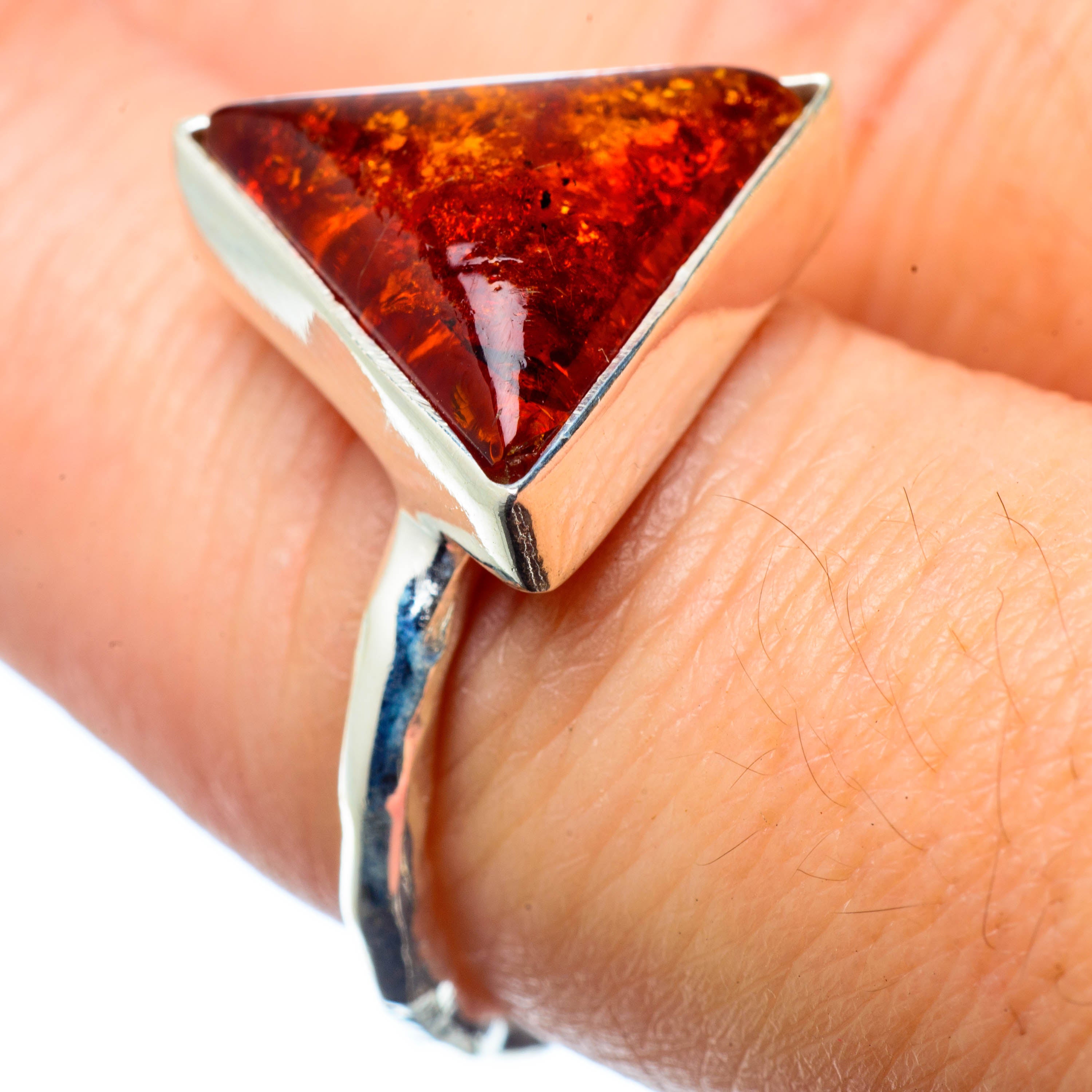 Baltic Amber Rings handcrafted by Anasilvercos - RING26254