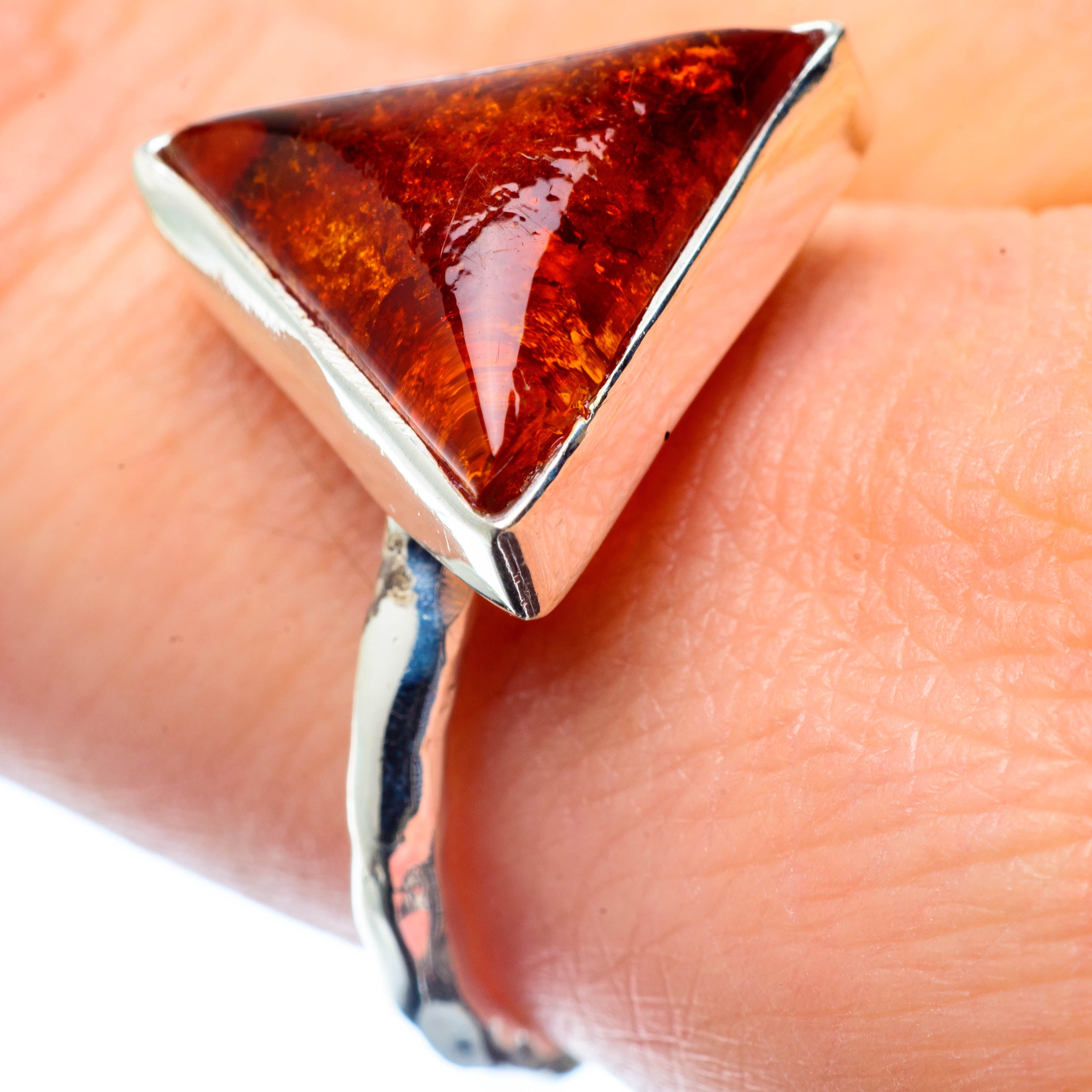 Baltic Amber Rings handcrafted by Anasilvercos - RING26317