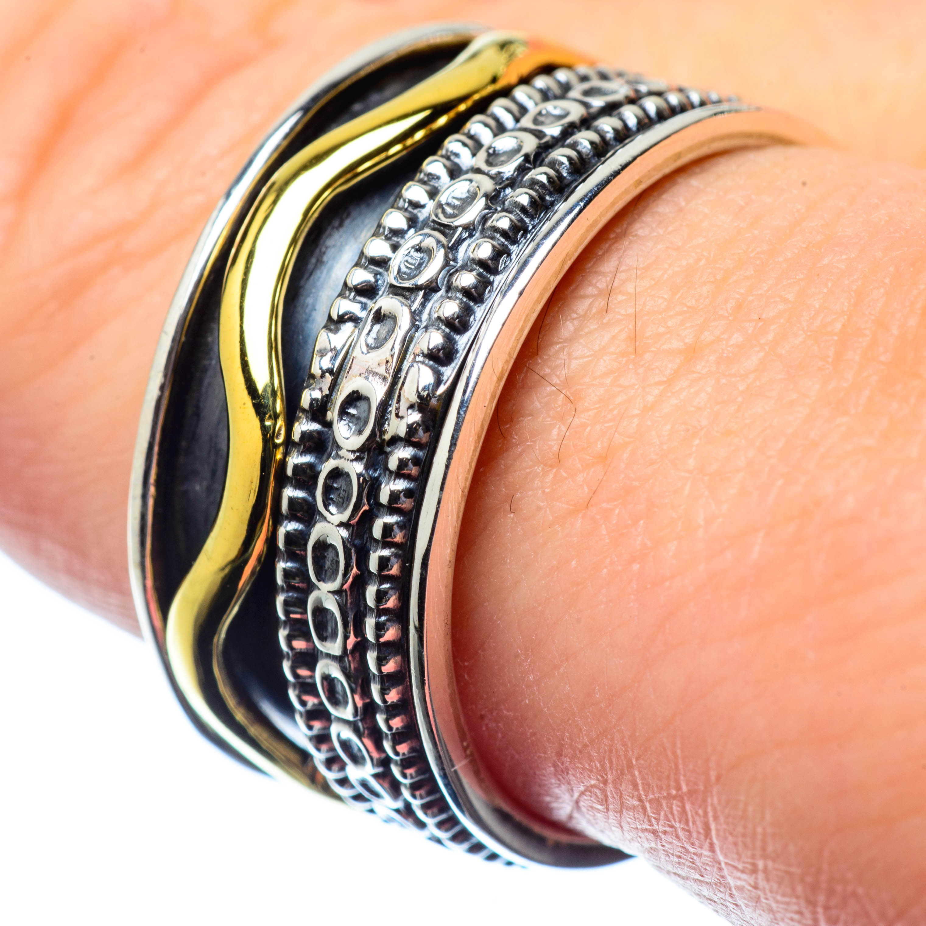 Meditation Spinner Rings handcrafted by Anasilvercos - RING26322