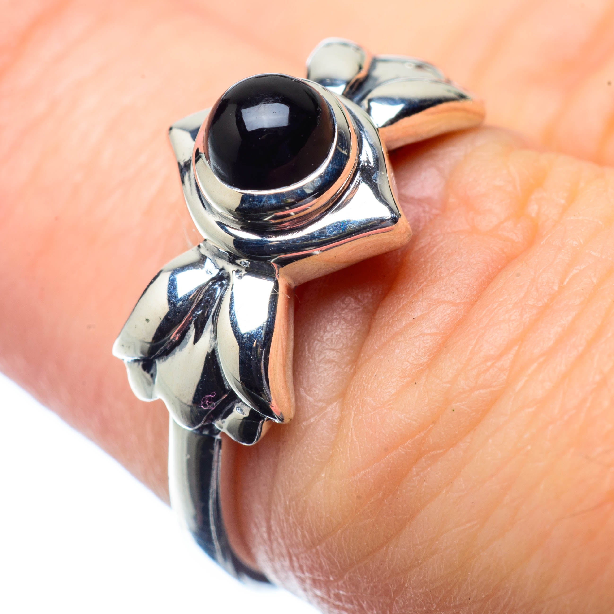 Black Onyx Rings handcrafted by Anasilvercos - RING26365