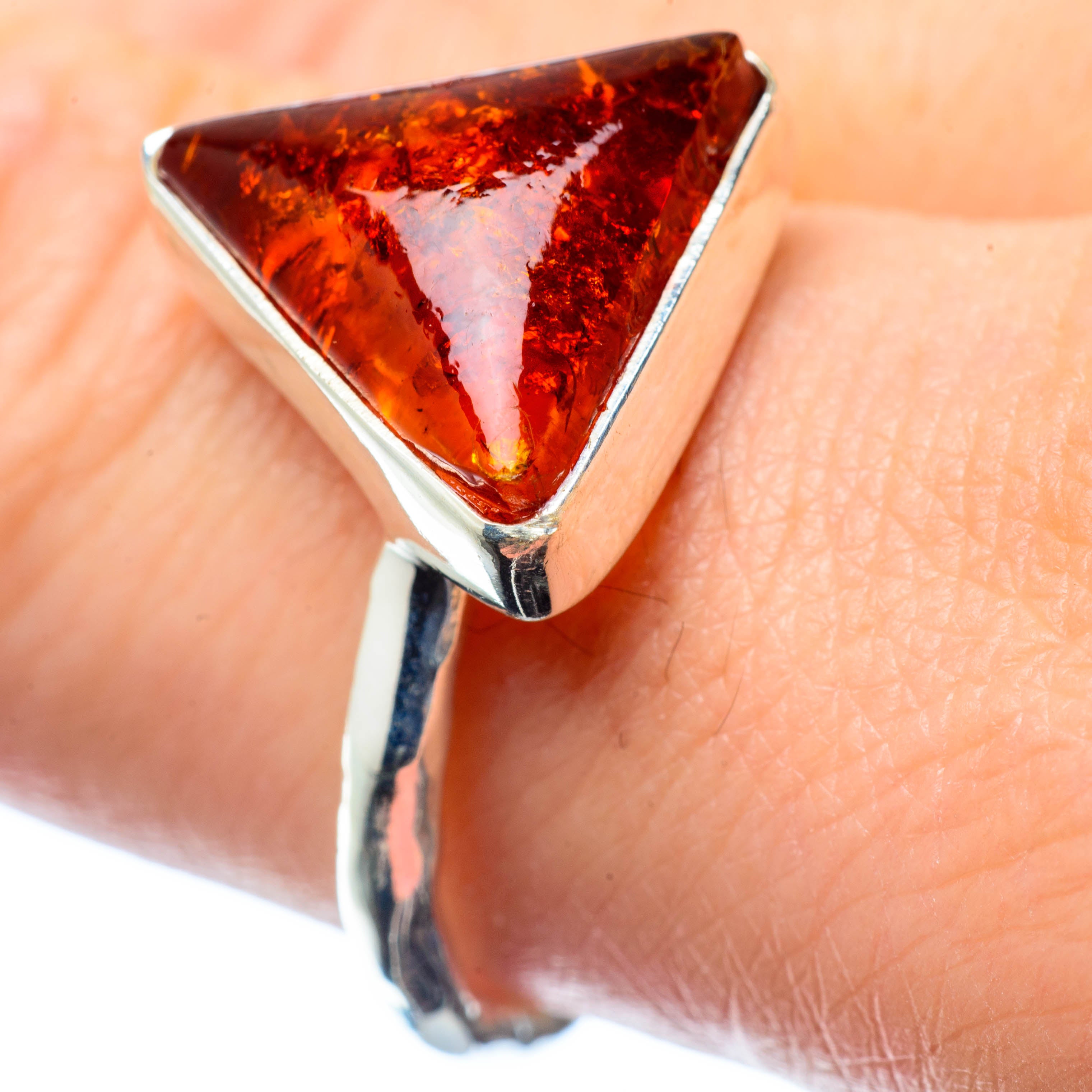 Baltic Amber Rings handcrafted by Anasilvercos - RING26430