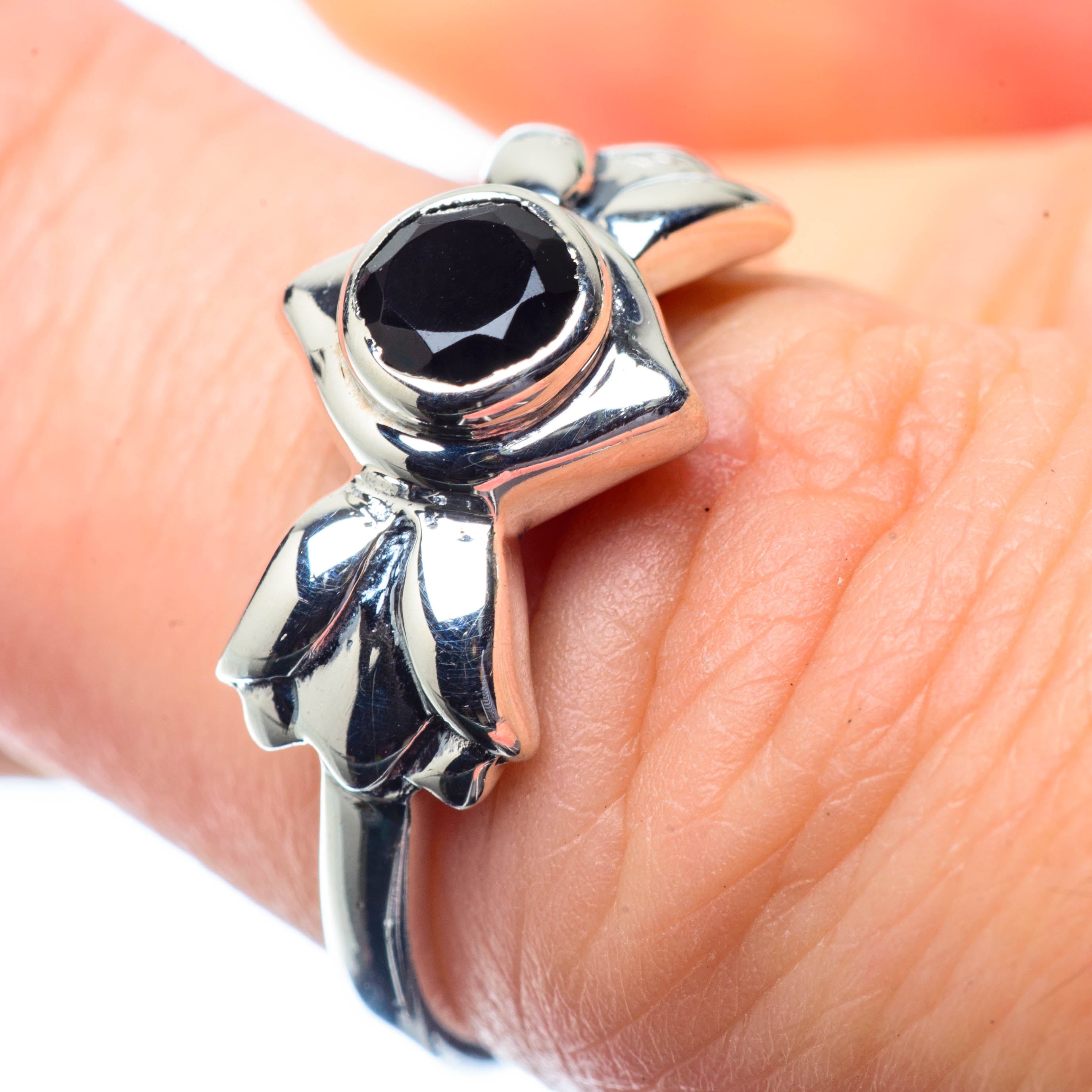 Black Onyx Rings handcrafted by Anasilvercos - RING26513