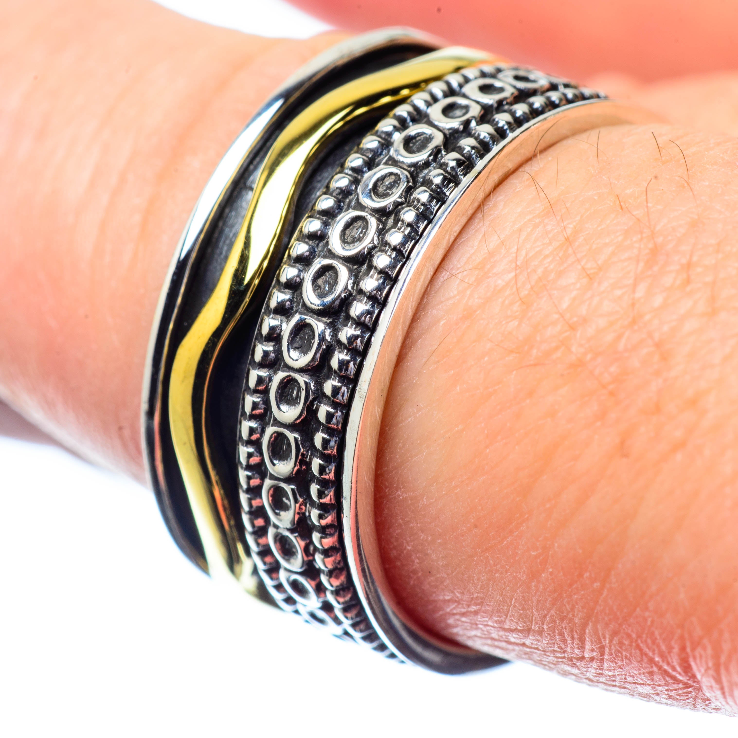 Meditation Spinner Rings handcrafted by Anasilvercos - RING26755