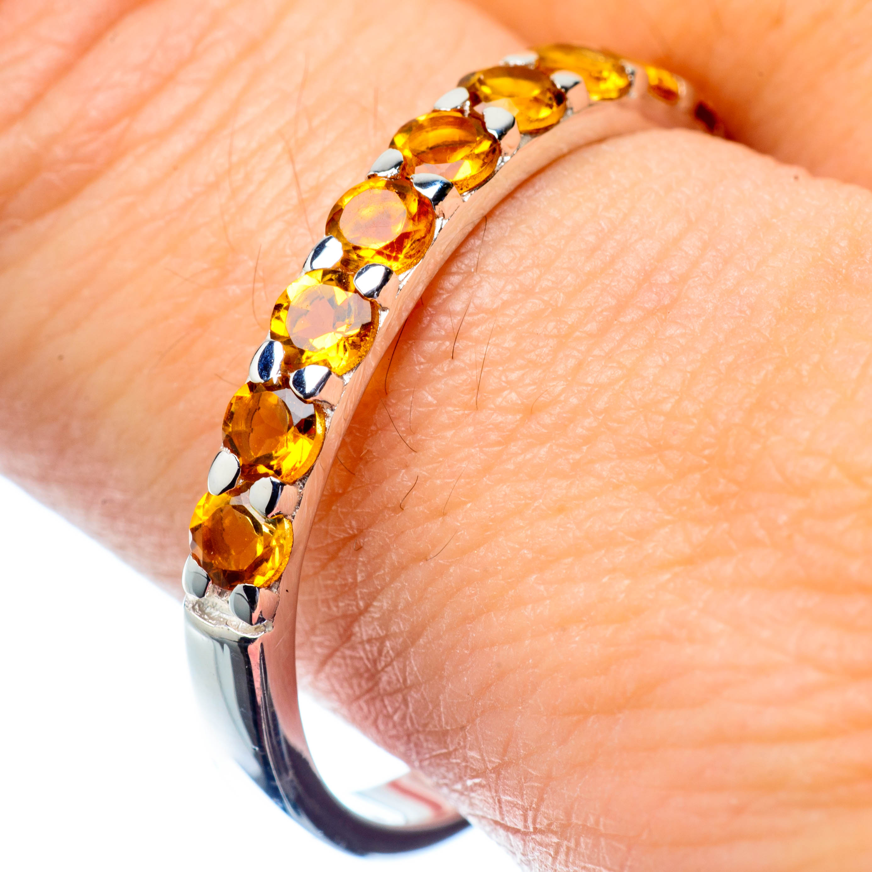 Citrine Rings handcrafted by Anasilvercos - RING26780