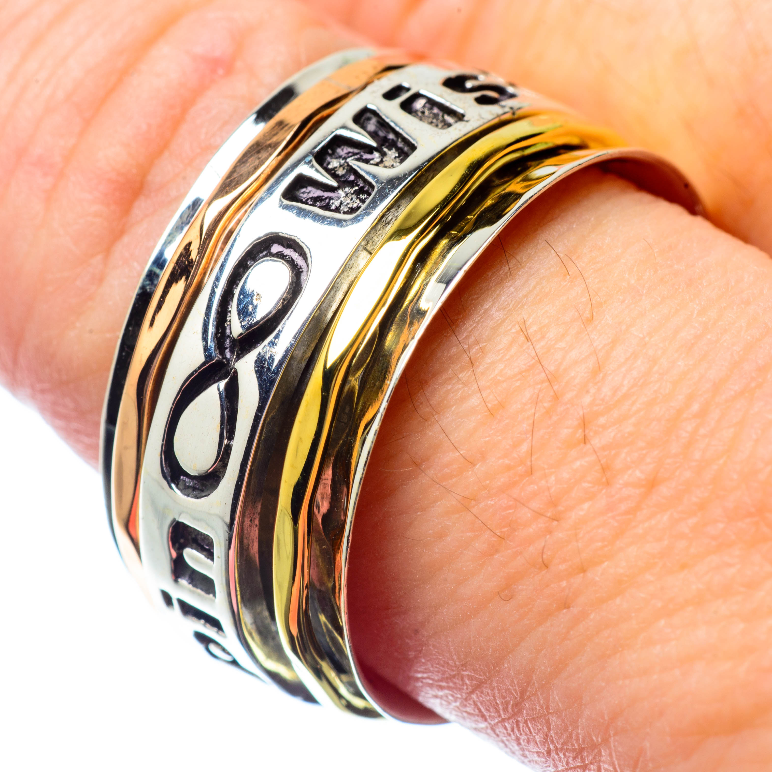 Meditation Spinner Rings handcrafted by Anasilvercos - RING26820