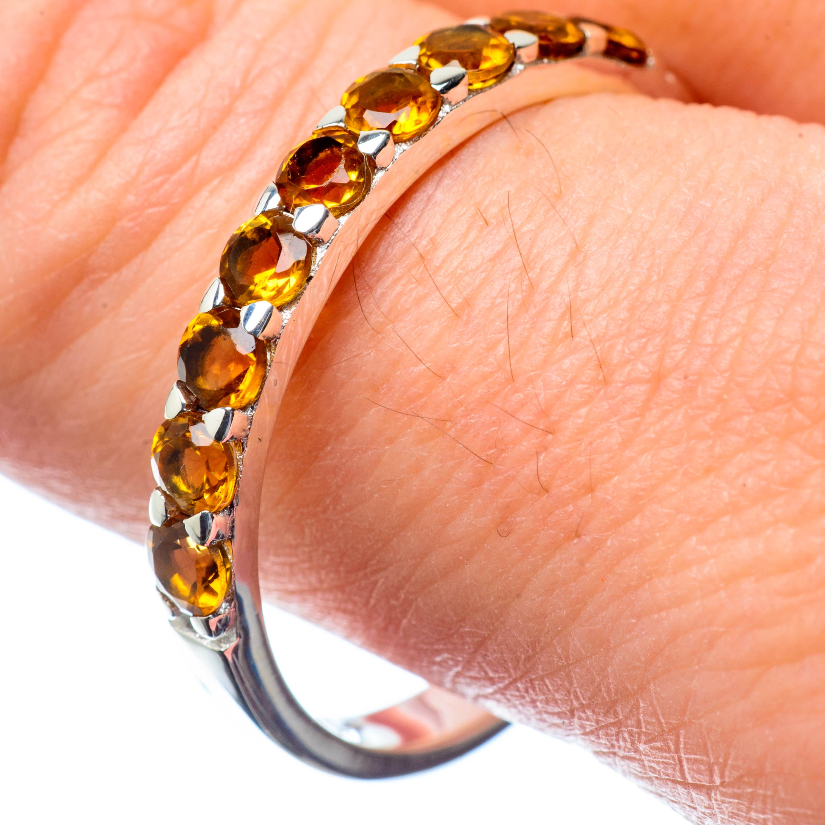Citrine Rings handcrafted by Anasilvercos - RING26844