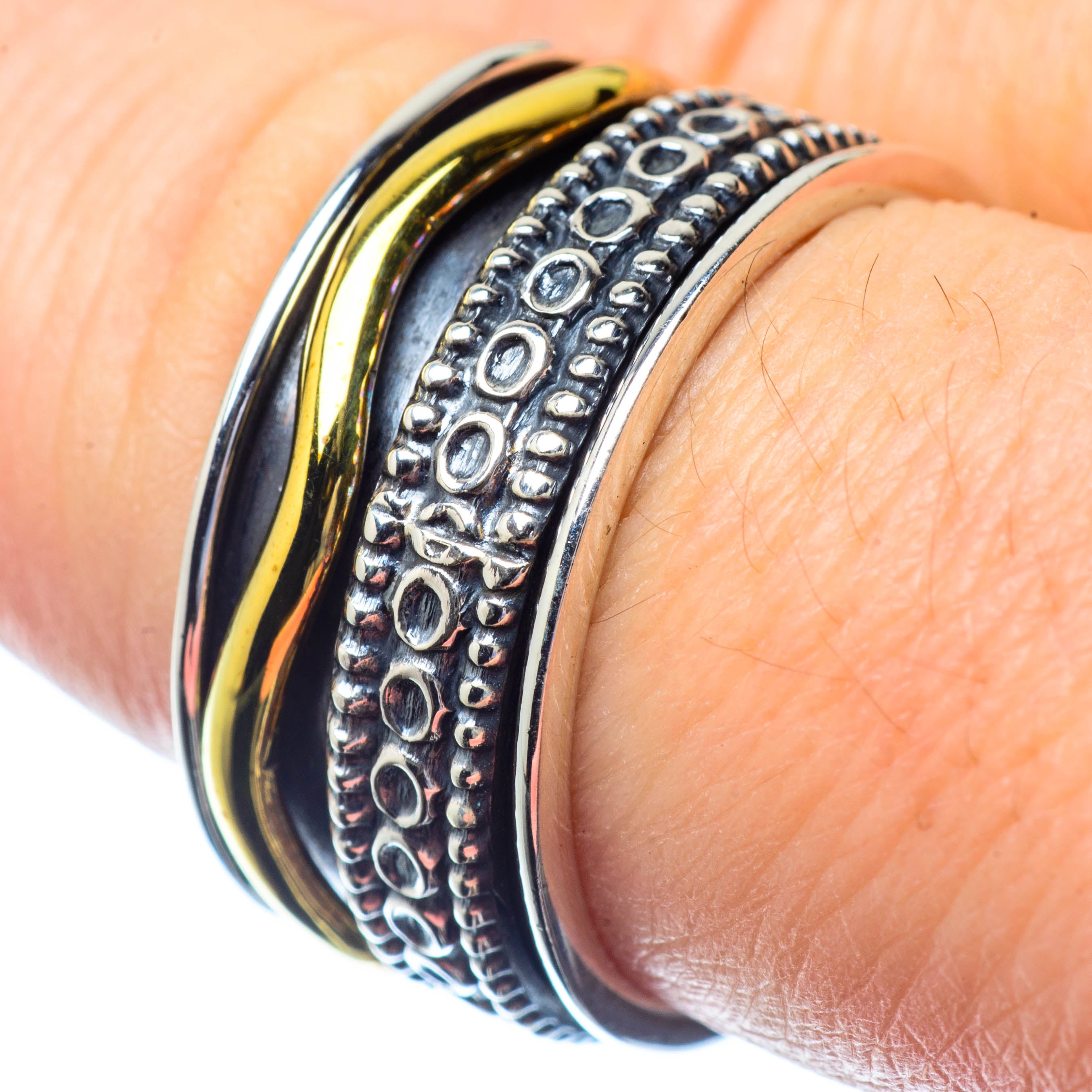 Meditation Spinner Rings handcrafted by Anasilvercos - RING26927