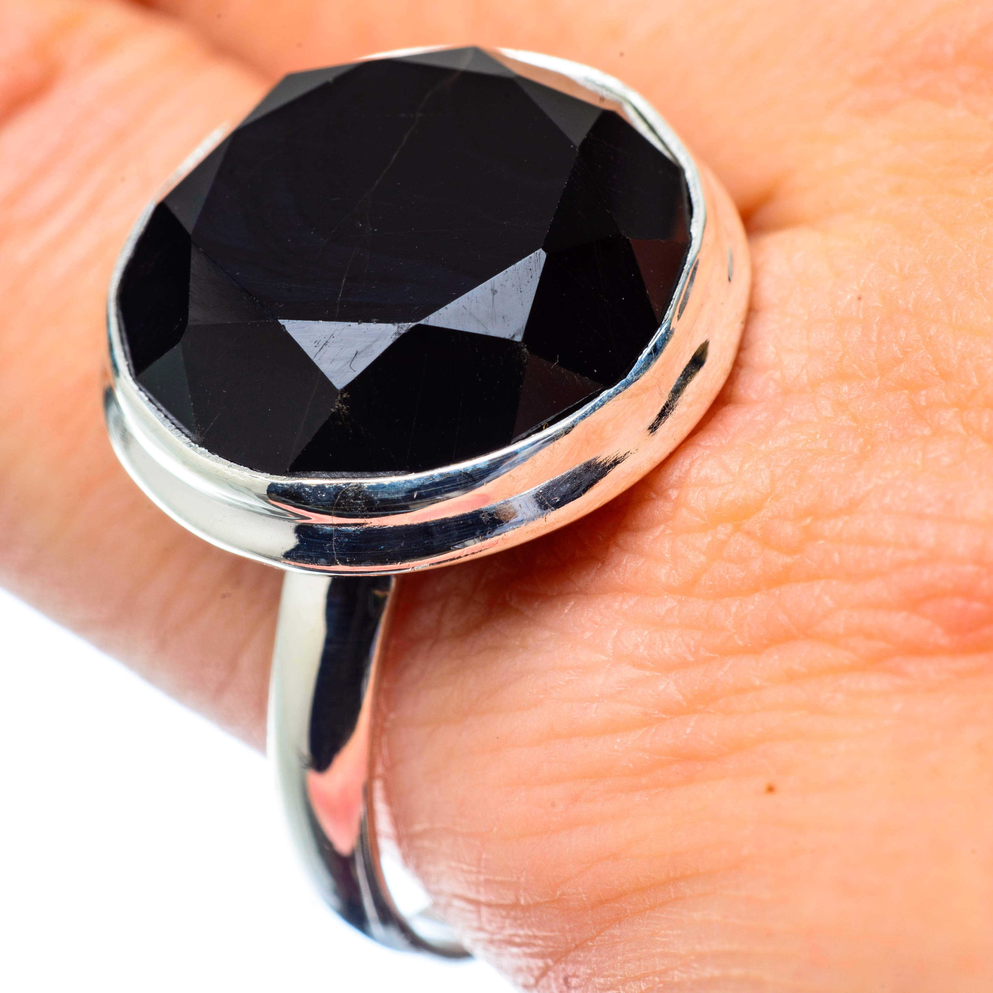 Black Onyx Rings handcrafted by Anasilvercos - RING27038