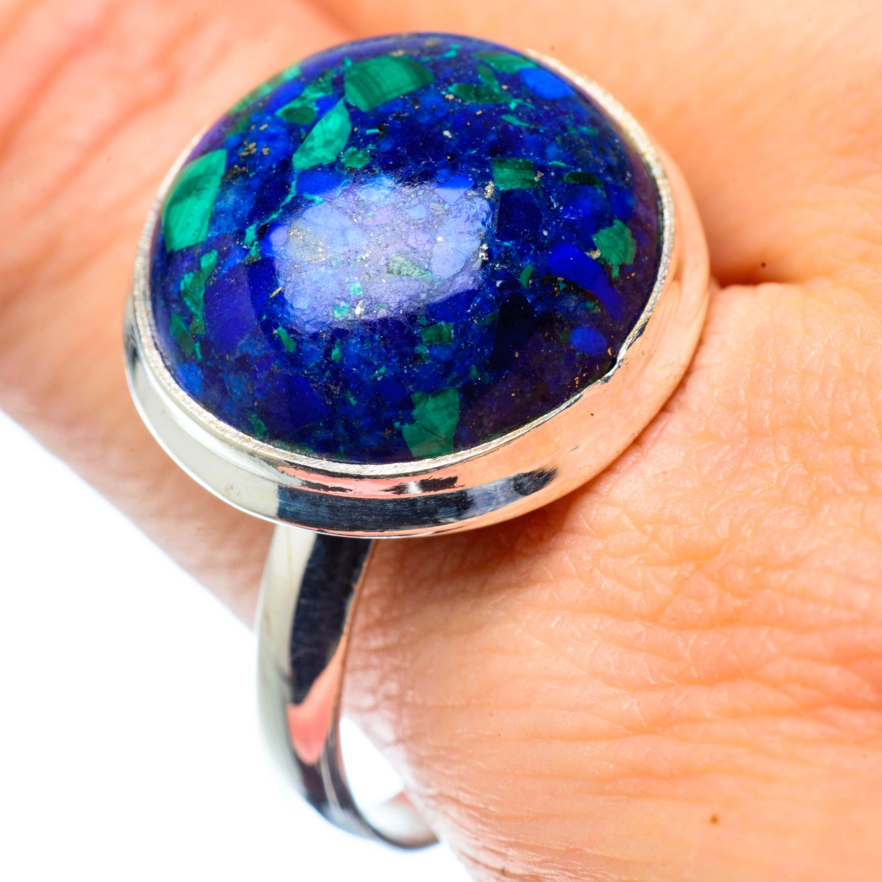 Azurite Rings handcrafted by Anasilvercos - RING27082