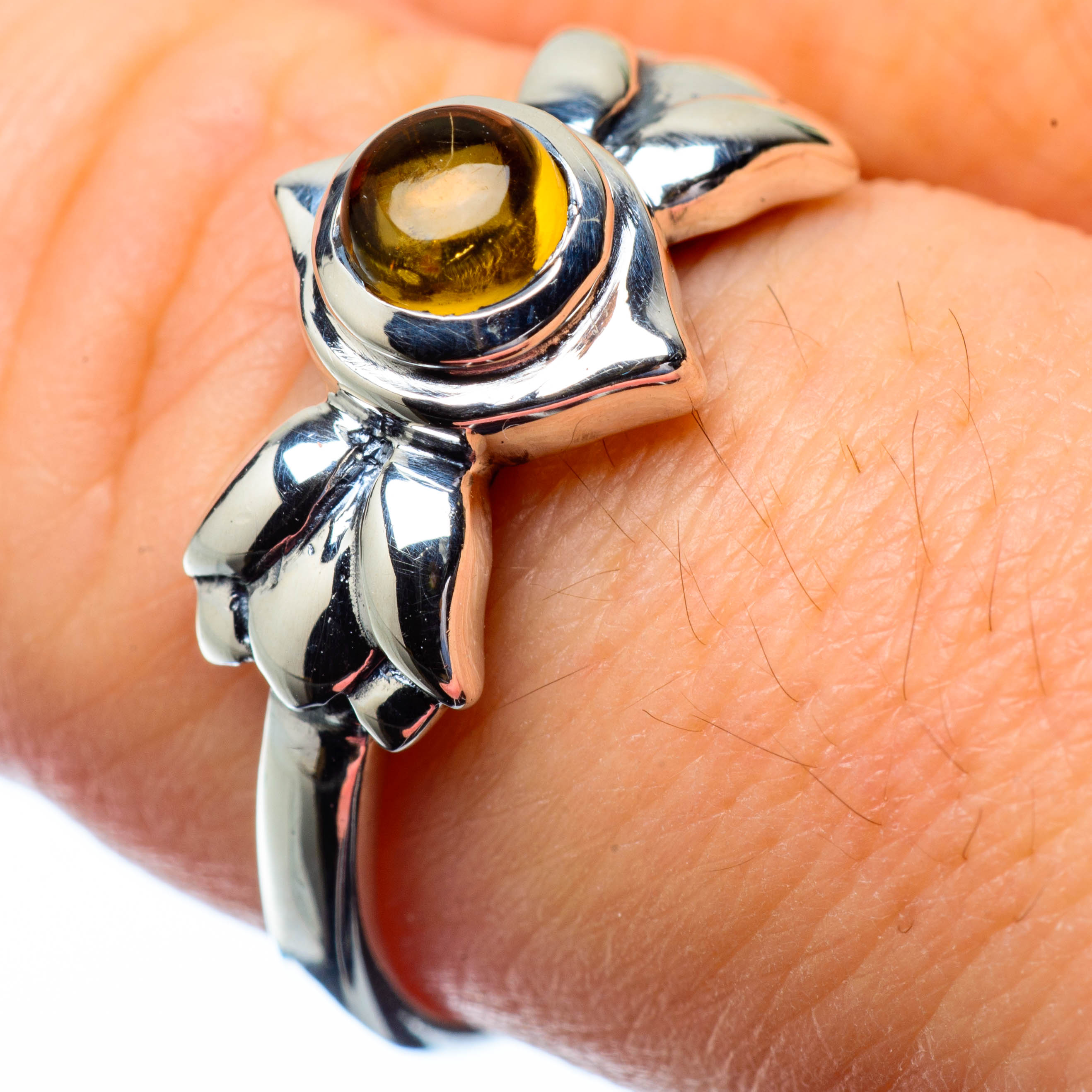 Citrine Rings handcrafted by Anasilvercos - RING27107