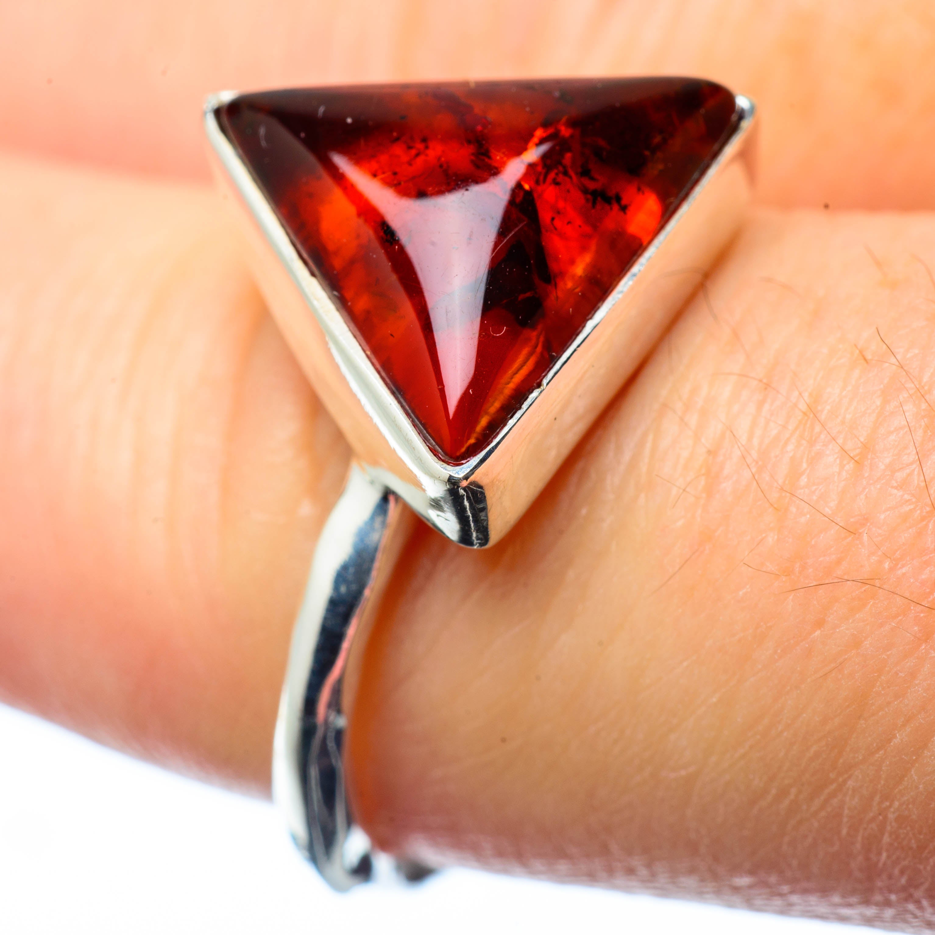 Baltic Amber Rings handcrafted by Anasilvercos - RING27145