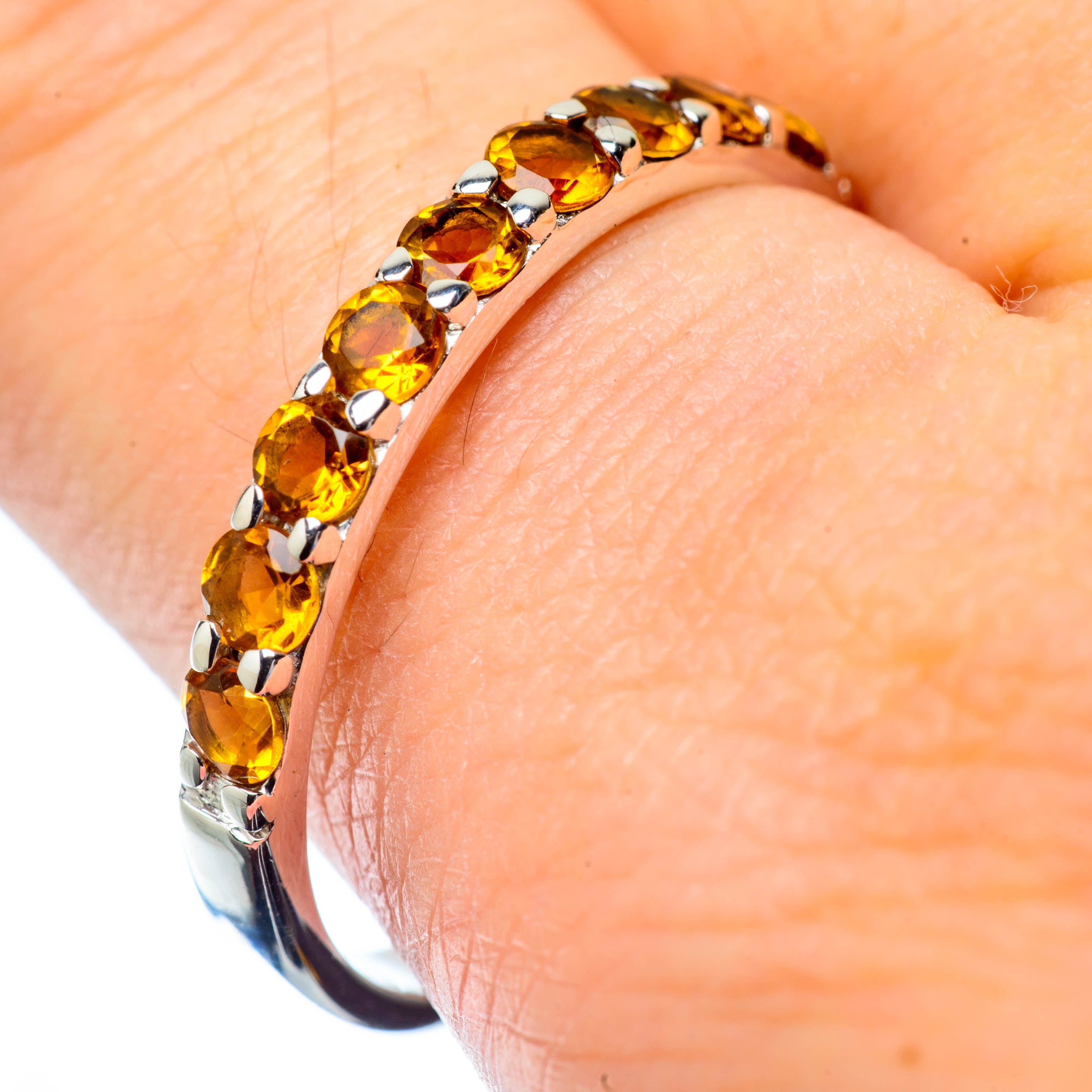 Citrine Rings handcrafted by Anasilvercos - RING27174