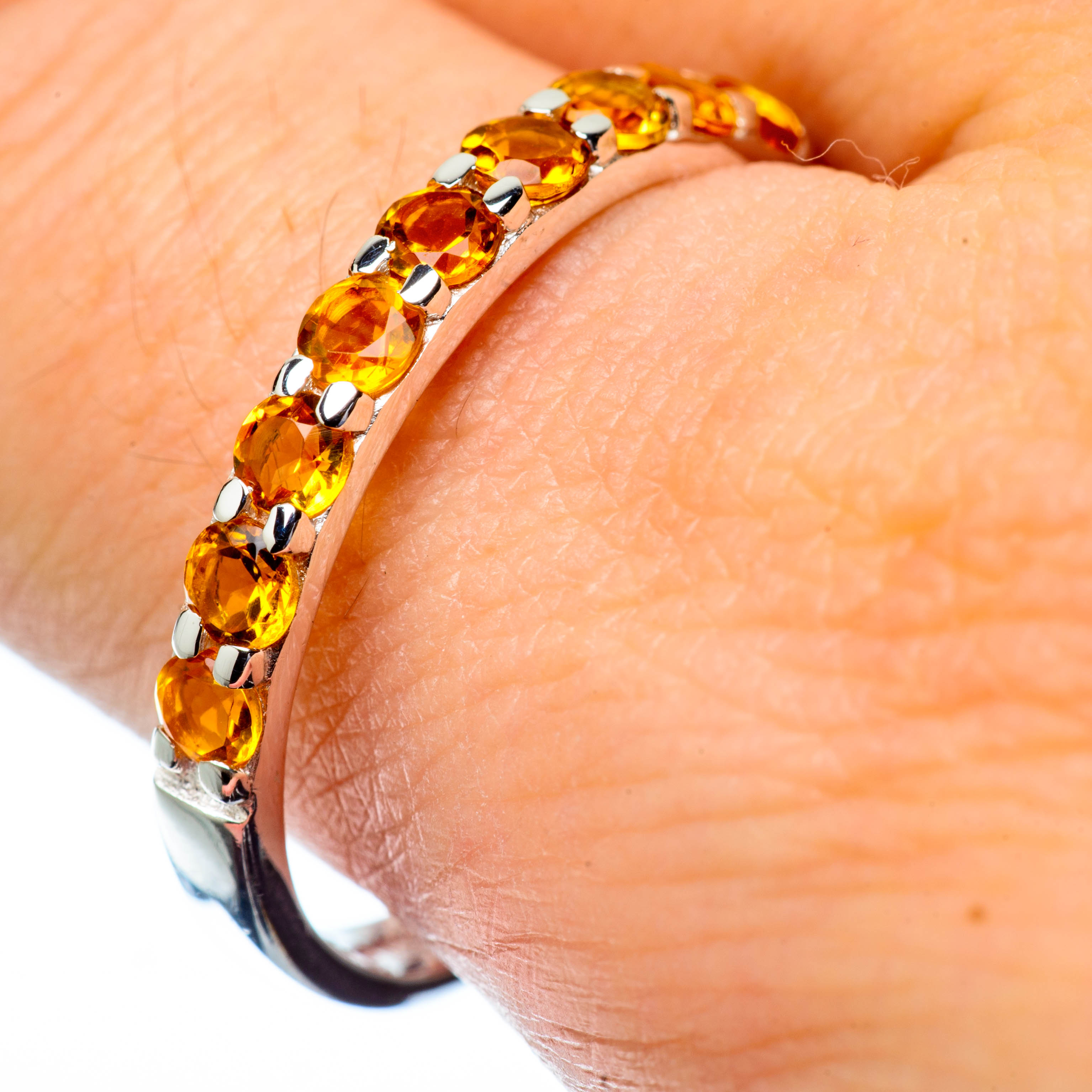 Citrine Rings handcrafted by Anasilvercos - RING27211