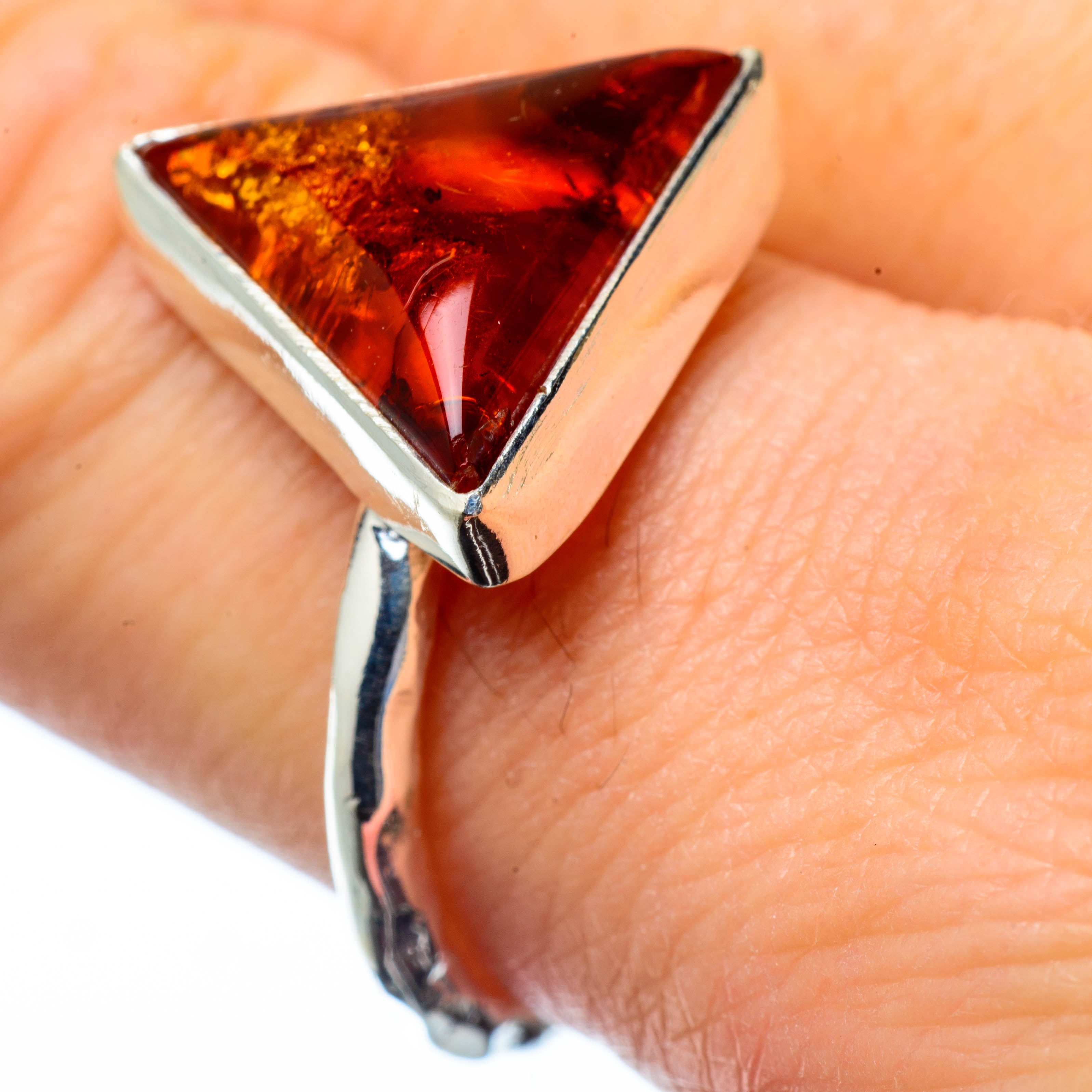 Baltic Amber Rings handcrafted by Anasilvercos - RING27212