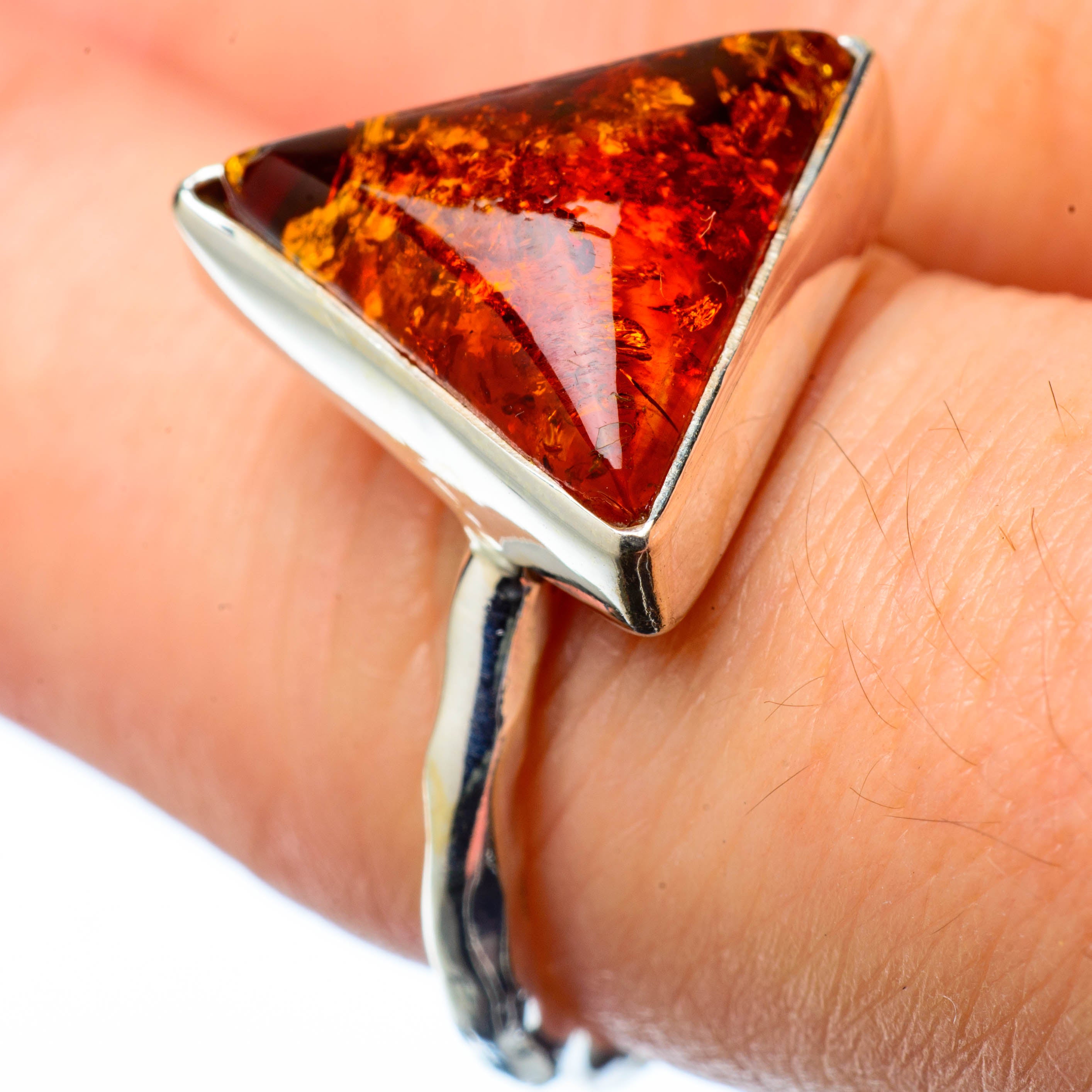 Baltic Amber Rings handcrafted by Anasilvercos - RING27276