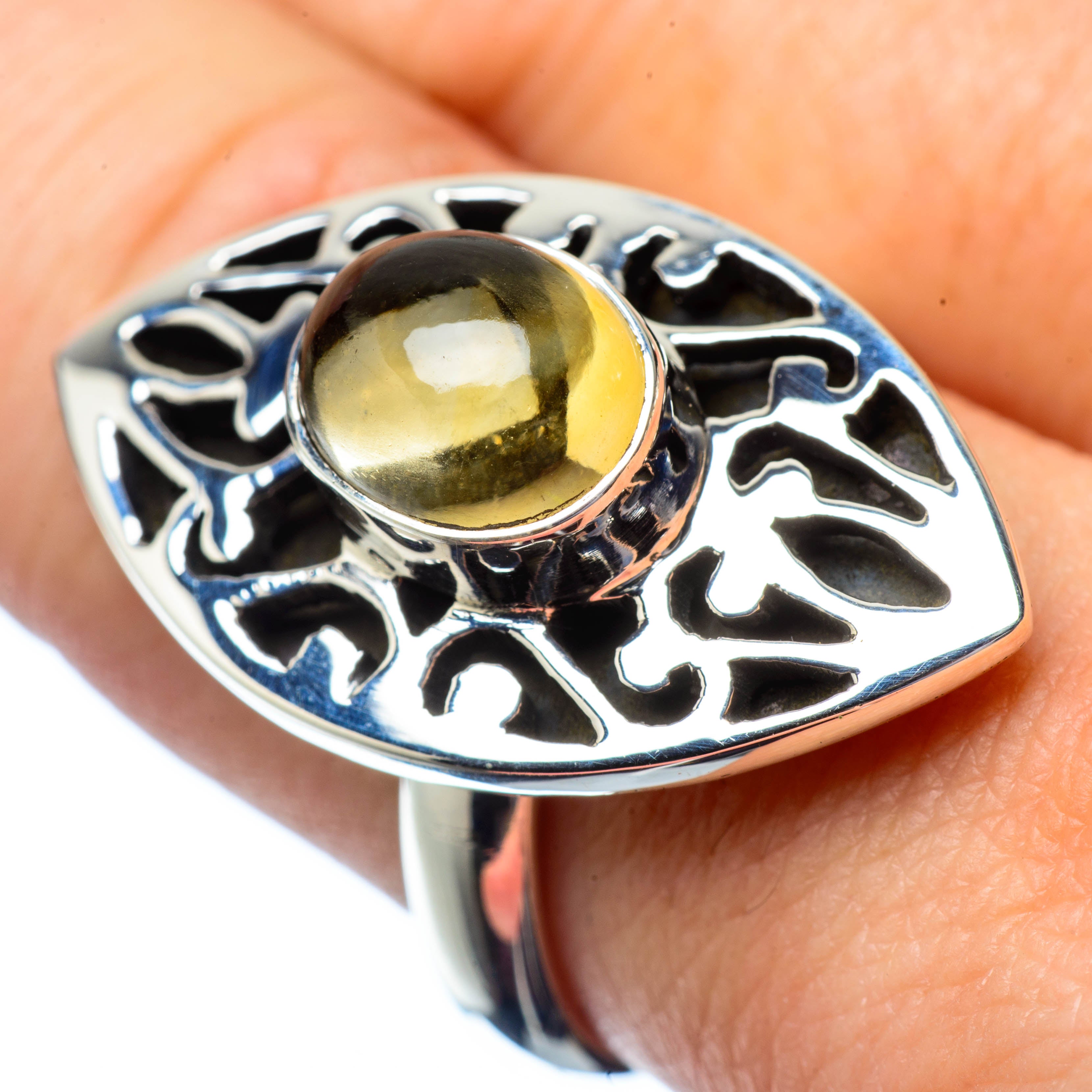Citrine Rings handcrafted by Anasilvercos - RING27477