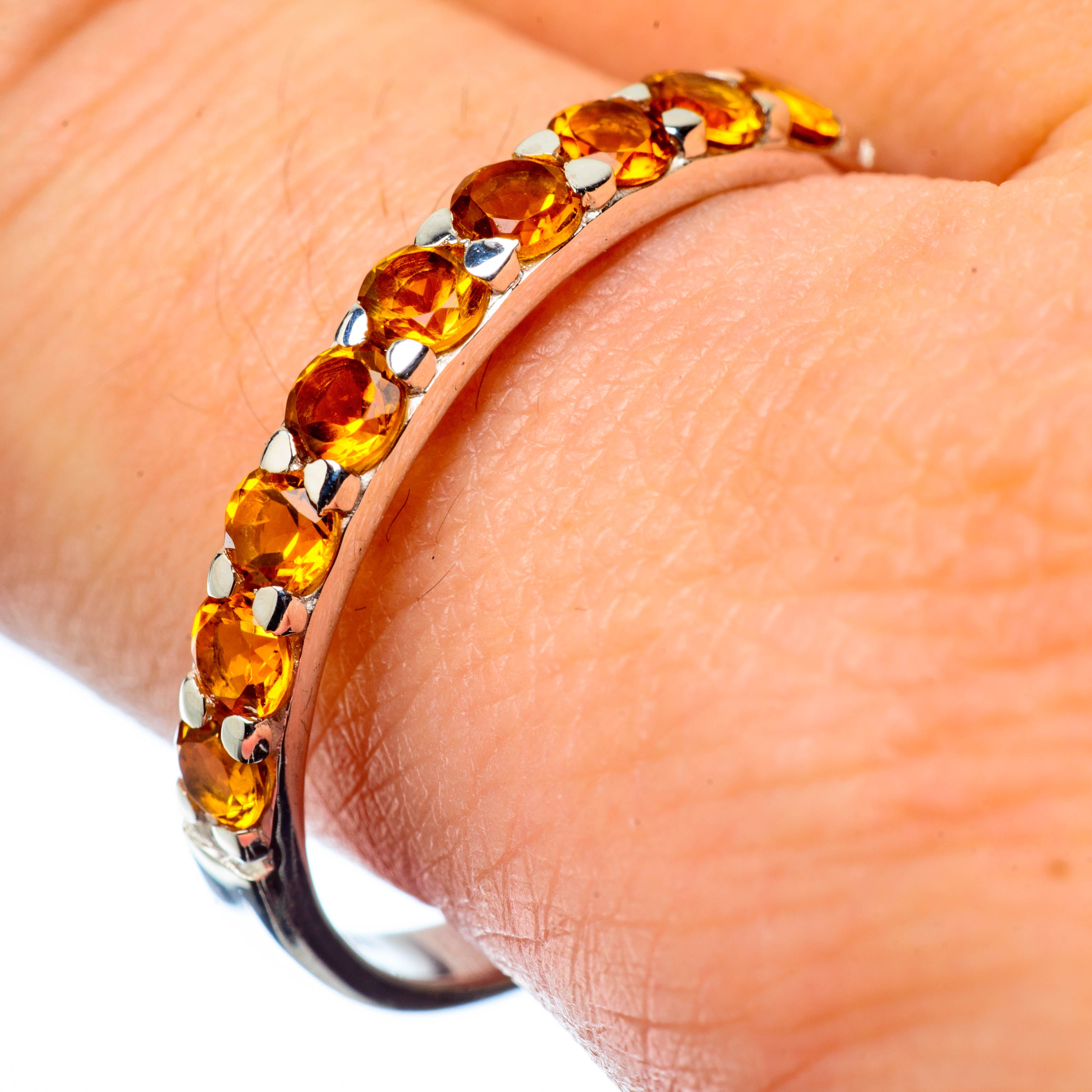 Citrine Rings handcrafted by Anasilvercos - RING27612
