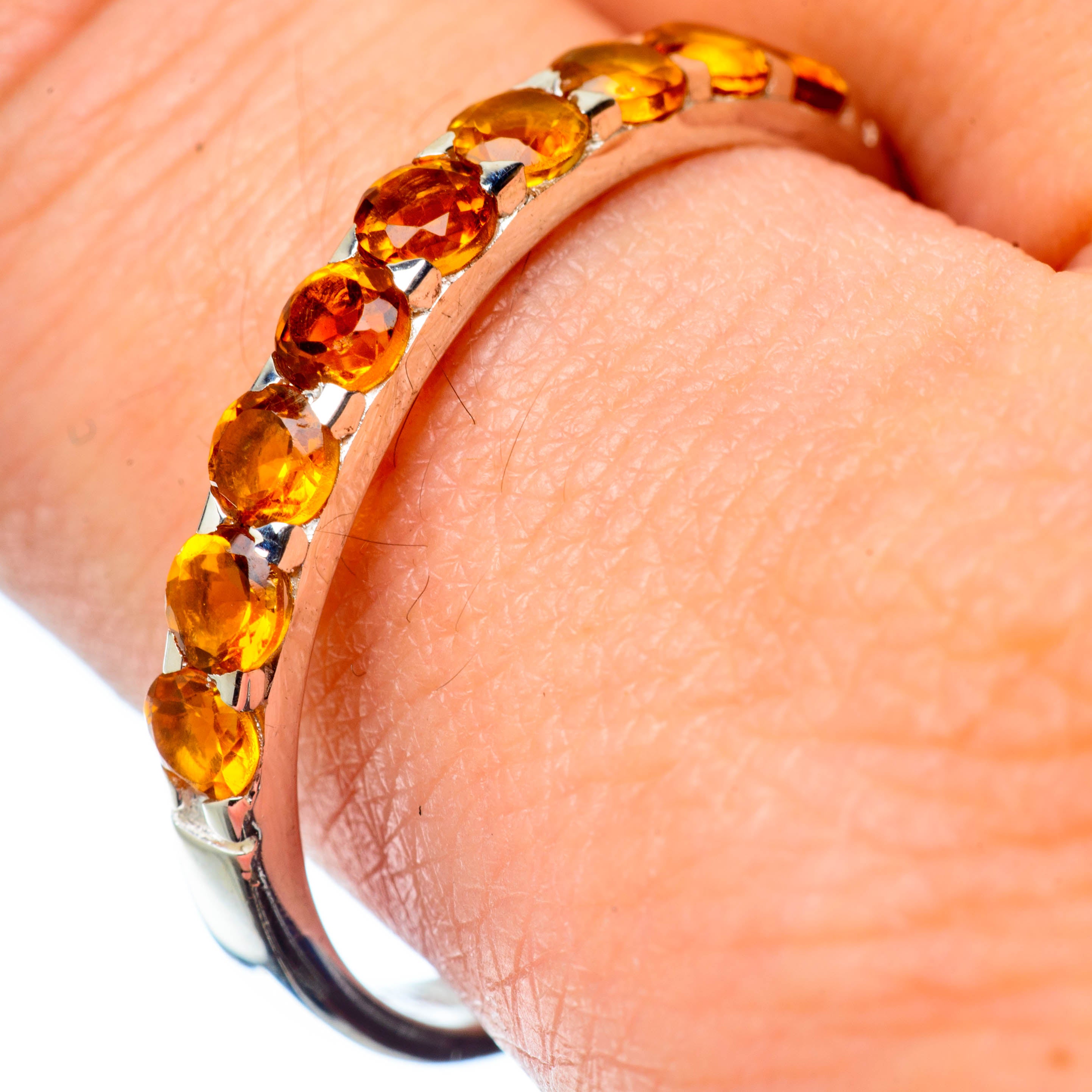 Citrine Rings handcrafted by Anasilvercos - RING27740