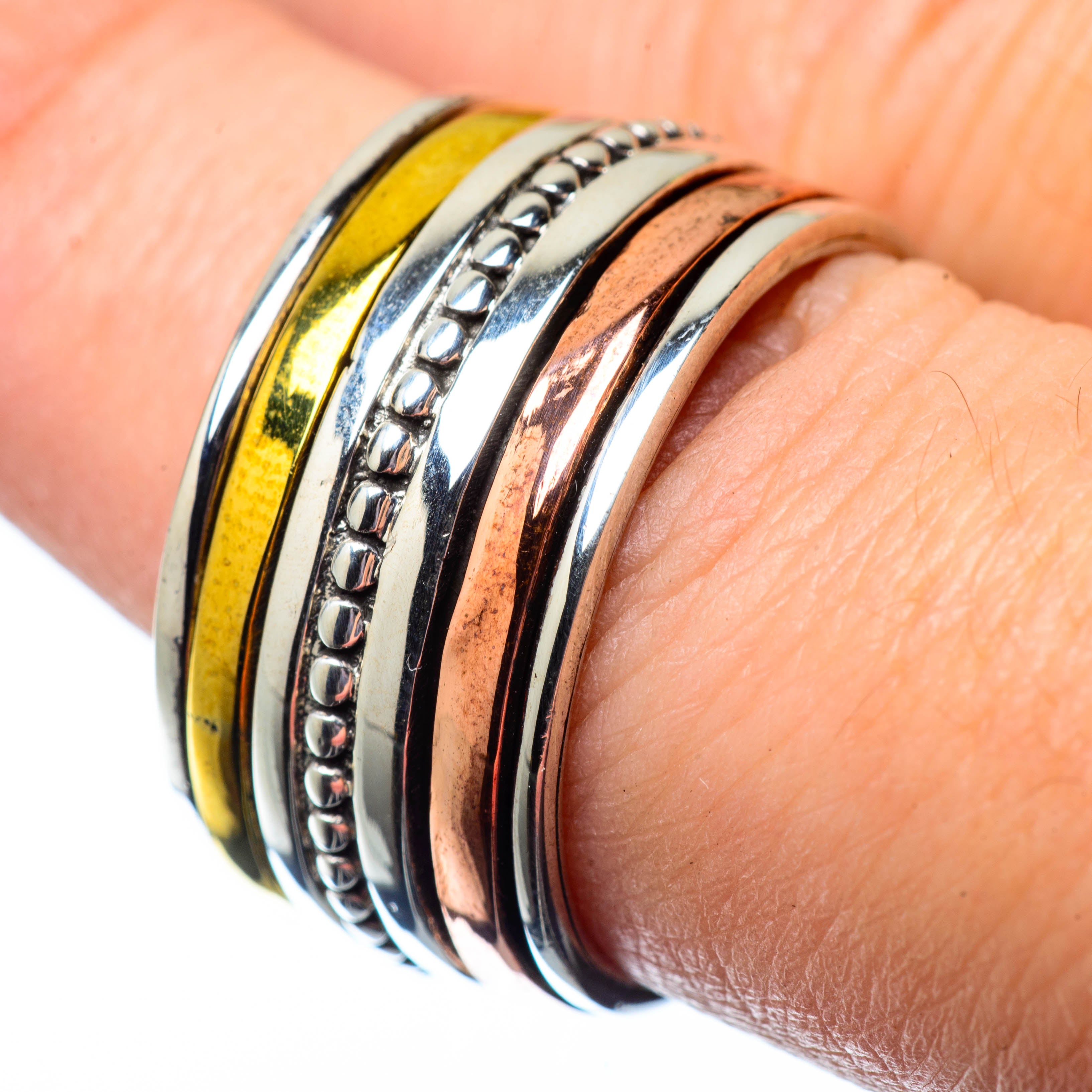 Meditation Spinner Rings handcrafted by Anasilvercos - RING27928