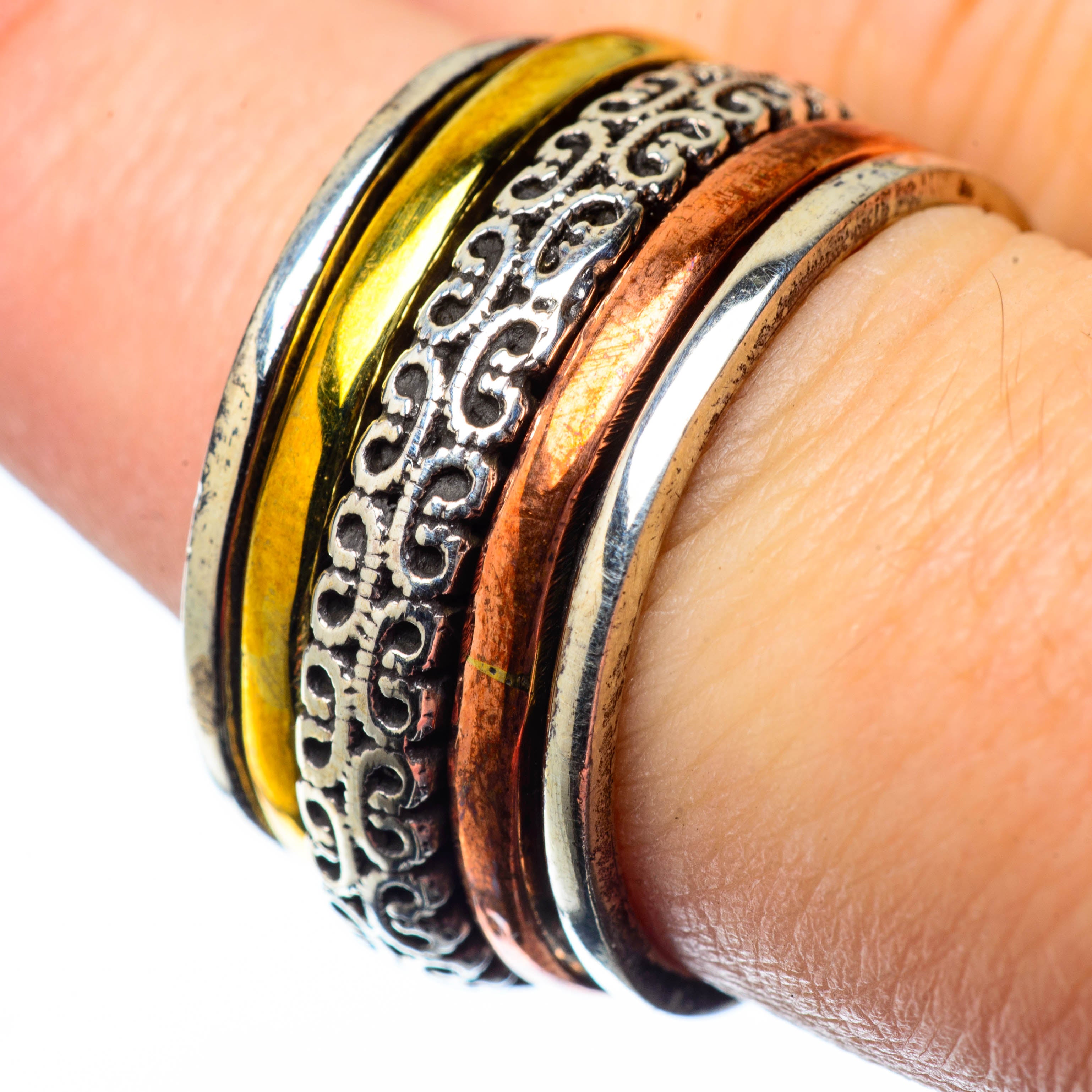 Meditation Spinner Rings handcrafted by Anasilvercos - RING27974