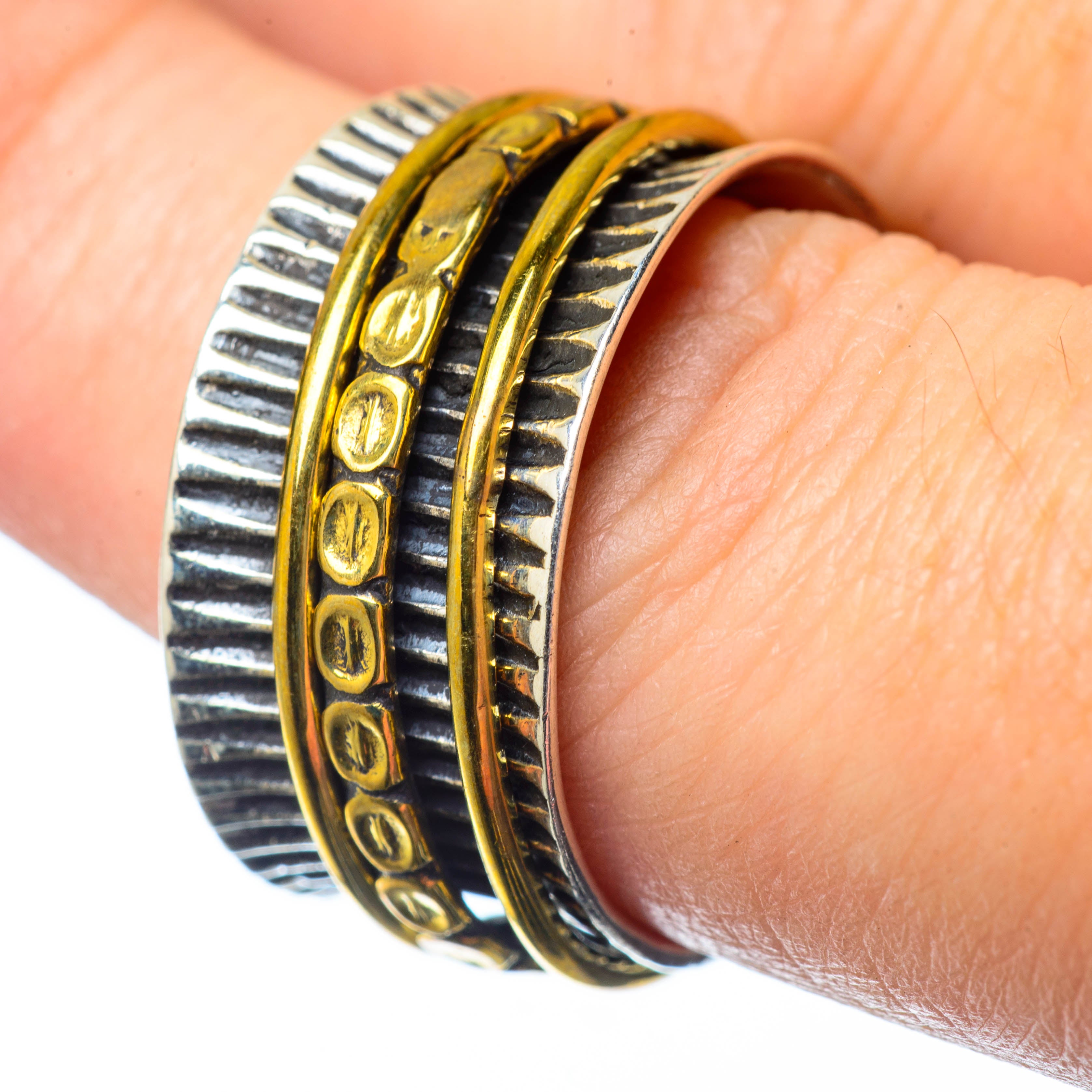 Meditation Spinner Rings handcrafted by Anasilvercos - RING28018