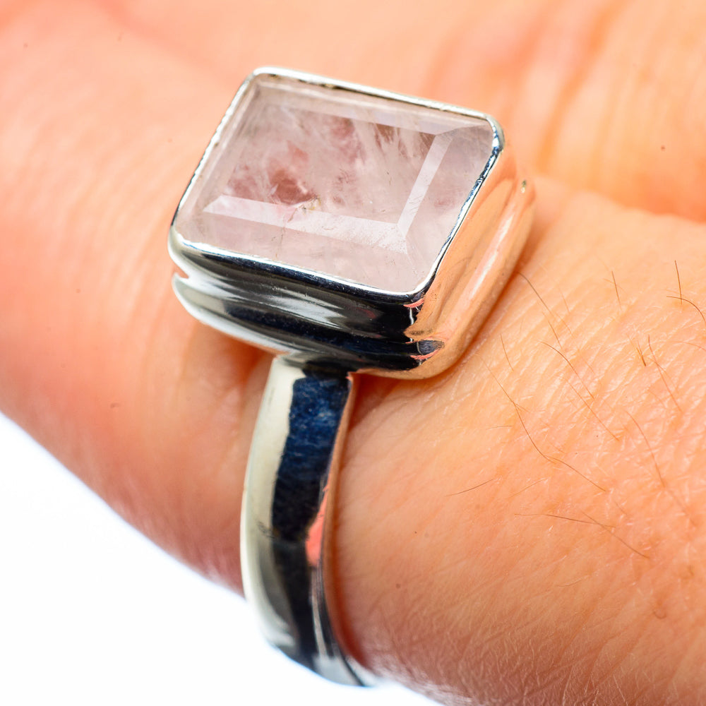 Rainbow Moonstone Rings handcrafted by Anasilvercos - RING28395