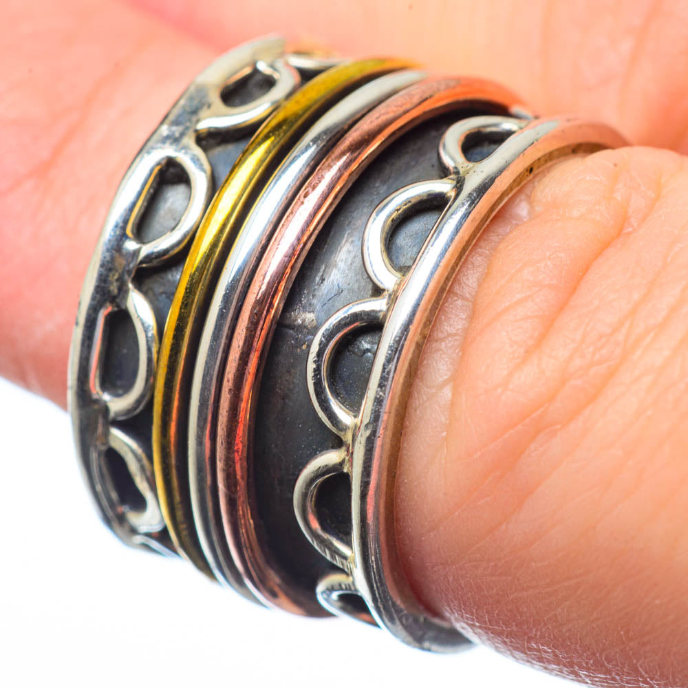 Meditation Spinner Rings handcrafted by Anasilvercos - RING28521