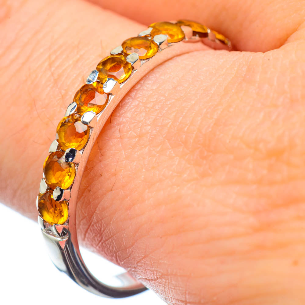 Citrine Rings handcrafted by Anasilvercos - RING28613