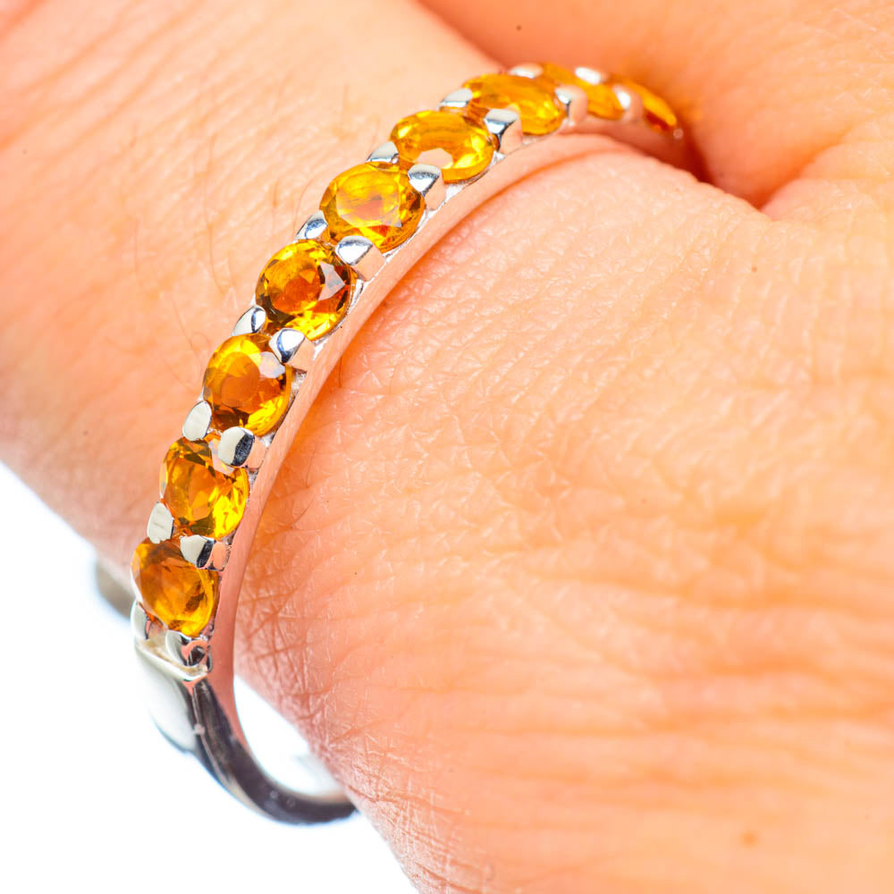 Citrine Rings handcrafted by Anasilvercos - RING28675