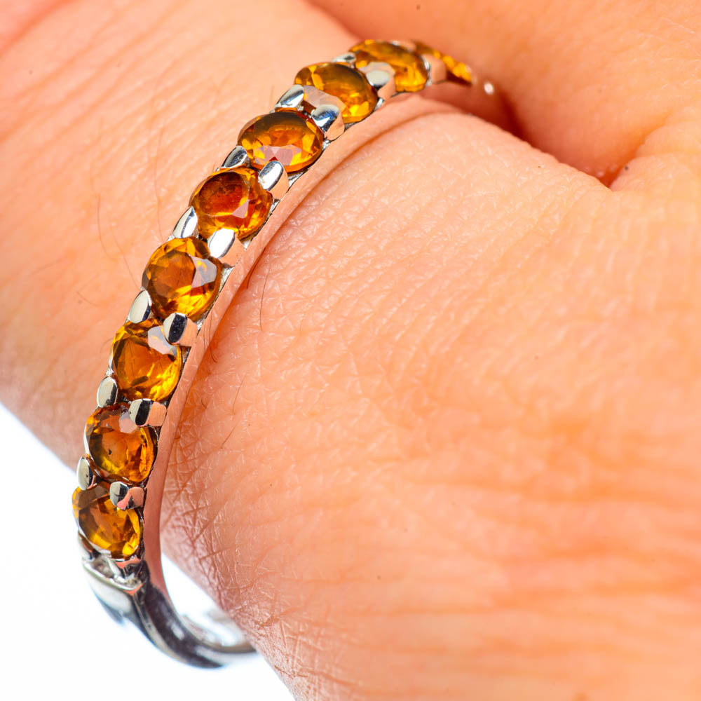 Citrine Rings handcrafted by Anasilvercos - RING28705