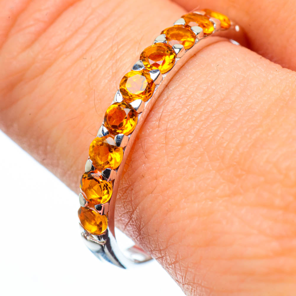 Citrine Rings handcrafted by Anasilvercos - RING28753