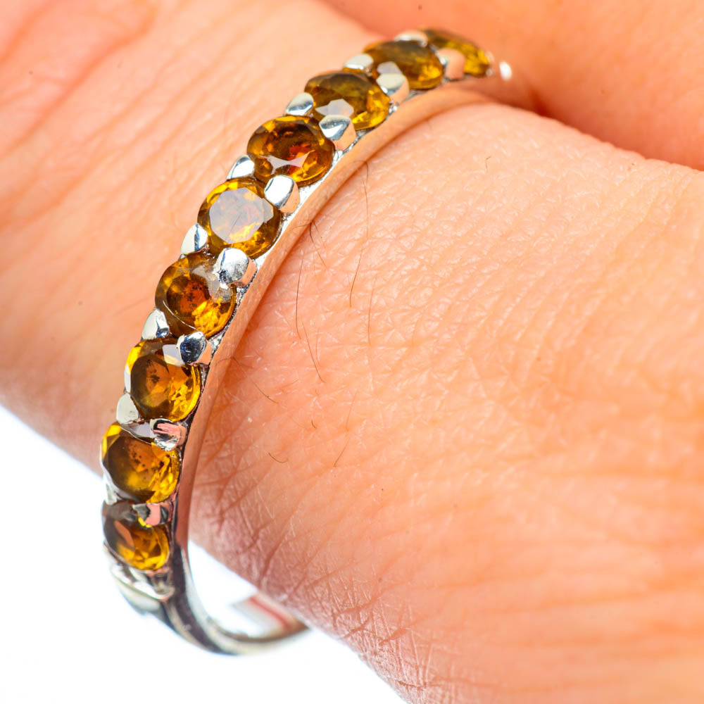 Citrine Rings handcrafted by Anasilvercos - RING28754