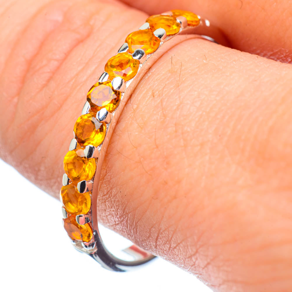 Citrine Rings handcrafted by Anasilvercos - RING28834
