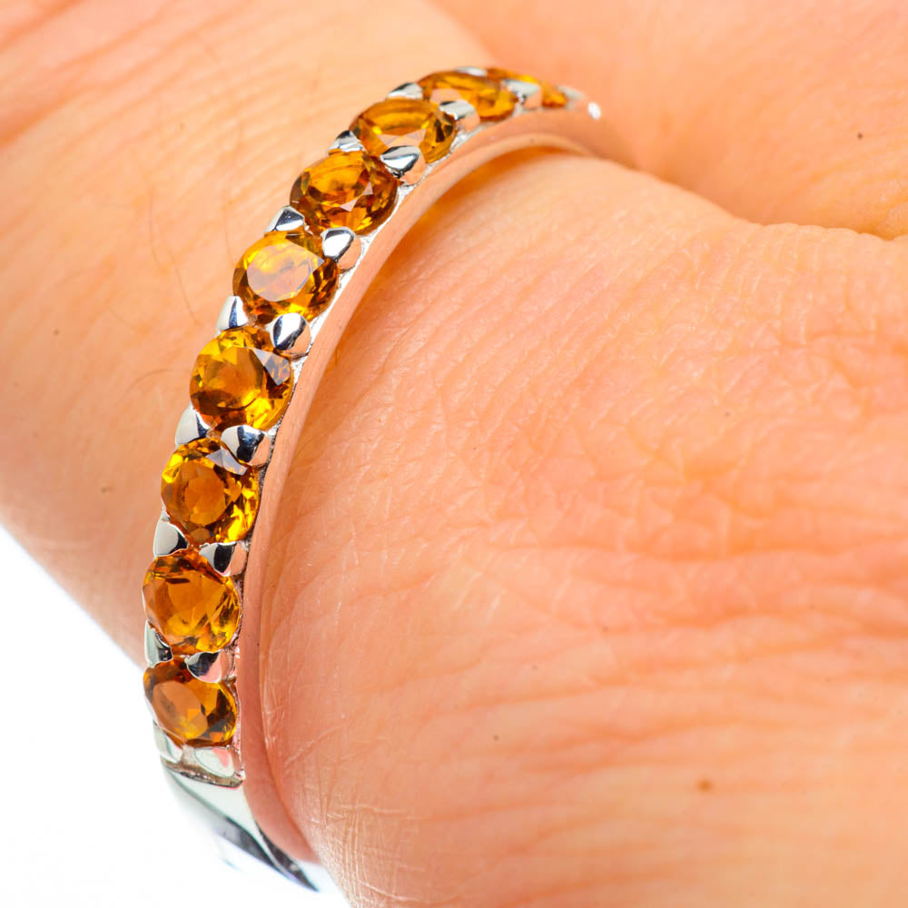 Citrine Rings handcrafted by Anasilvercos - RING29043