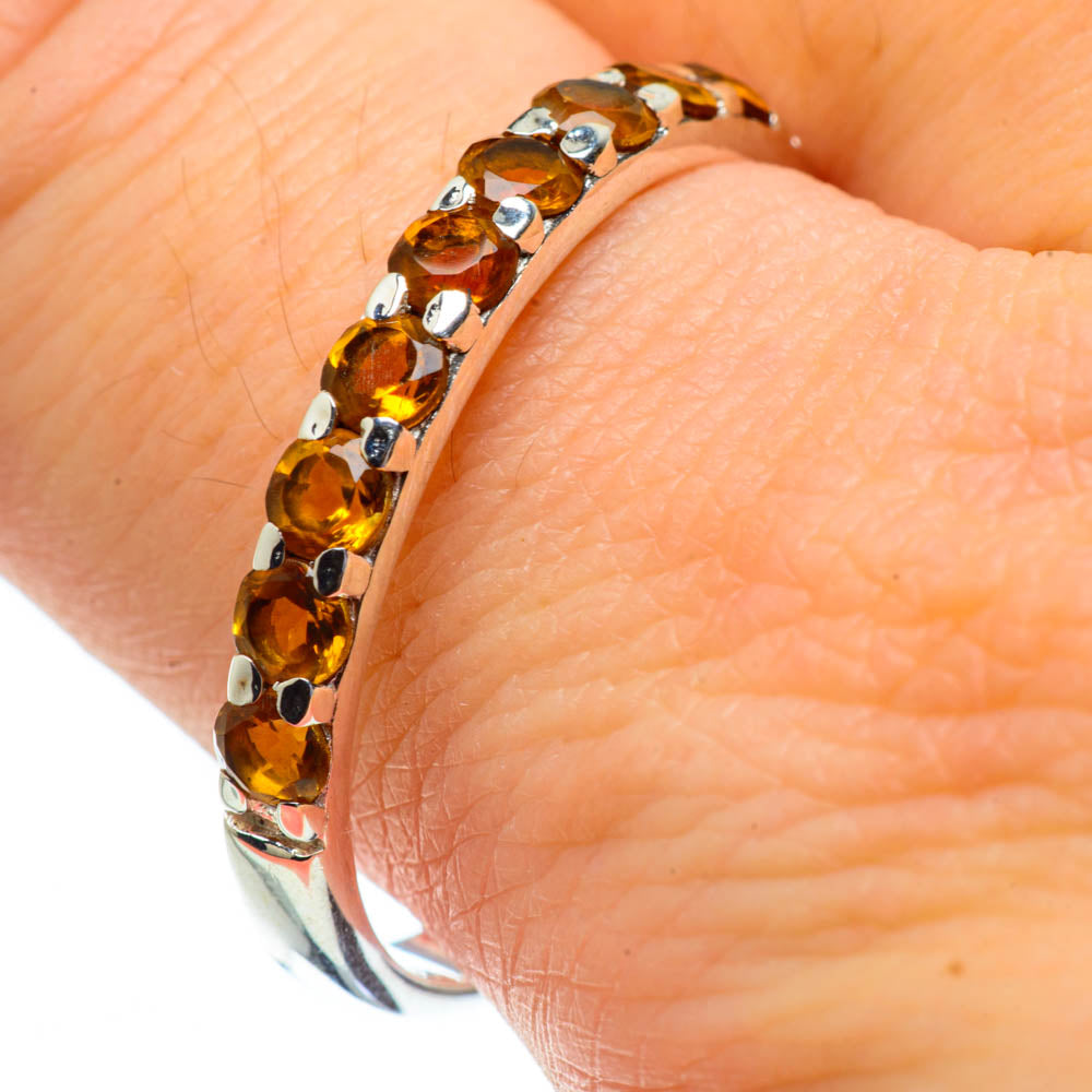 Citrine Rings handcrafted by Anasilvercos - RING29044