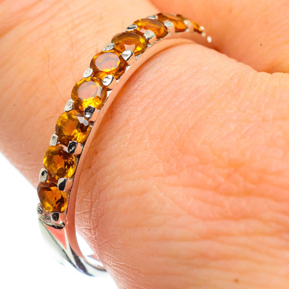 Citrine Rings handcrafted by Anasilvercos - RING29057