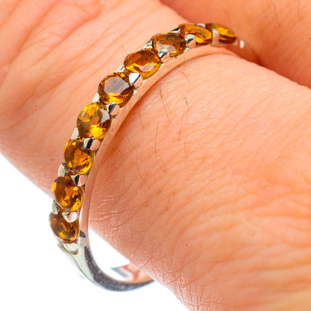 Citrine Rings handcrafted by Anasilvercos - RING29066