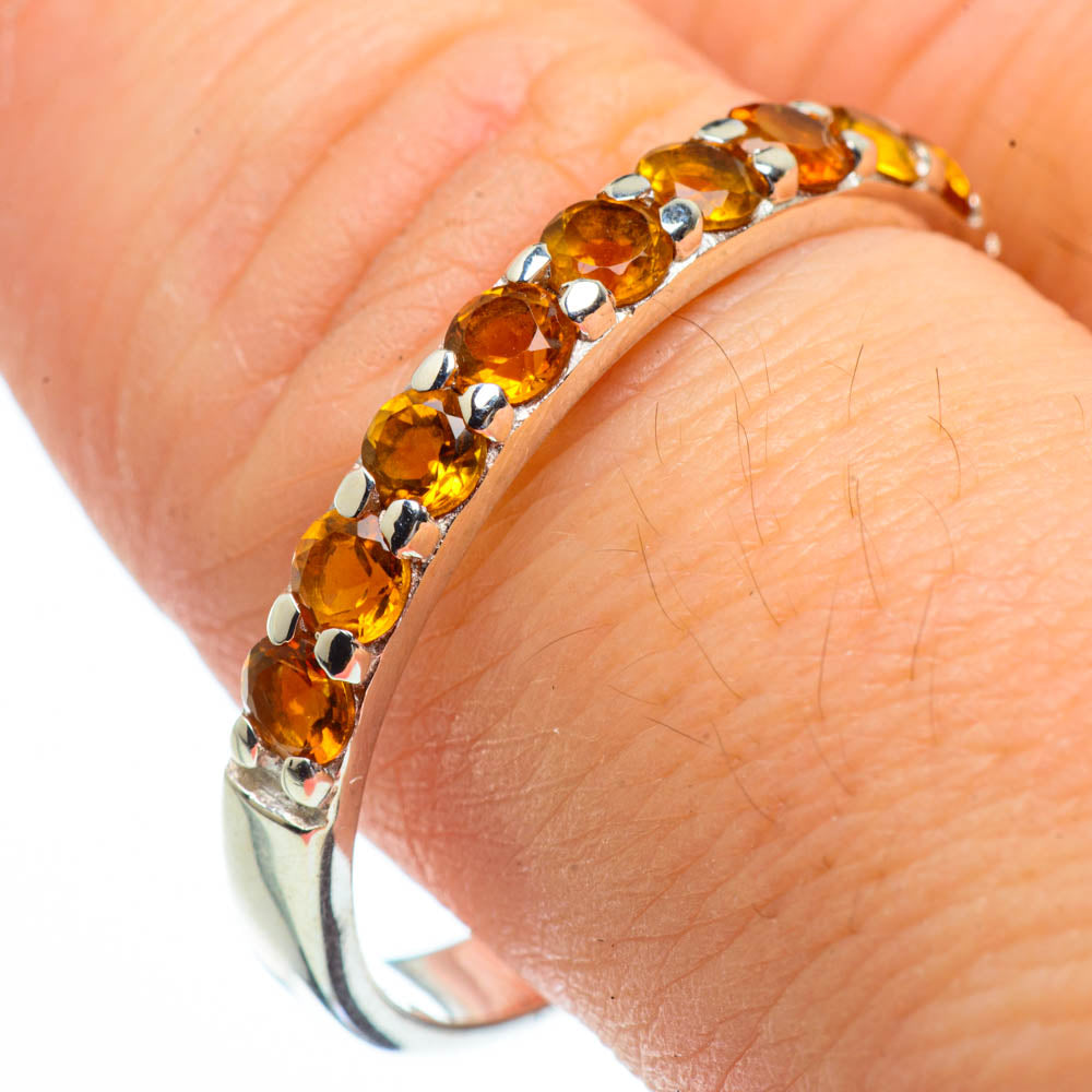 Citrine Rings handcrafted by Anasilvercos - RING29078