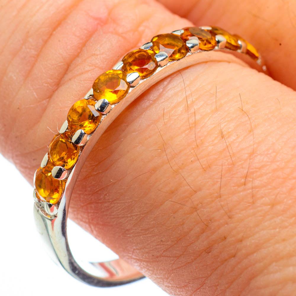 Citrine Rings handcrafted by Anasilvercos - RING29082