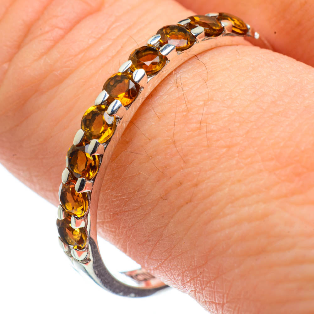 Citrine Rings handcrafted by Anasilvercos - RING29105