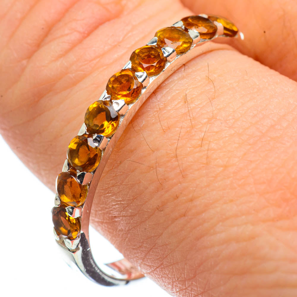 Citrine Rings handcrafted by Anasilvercos - RING29111