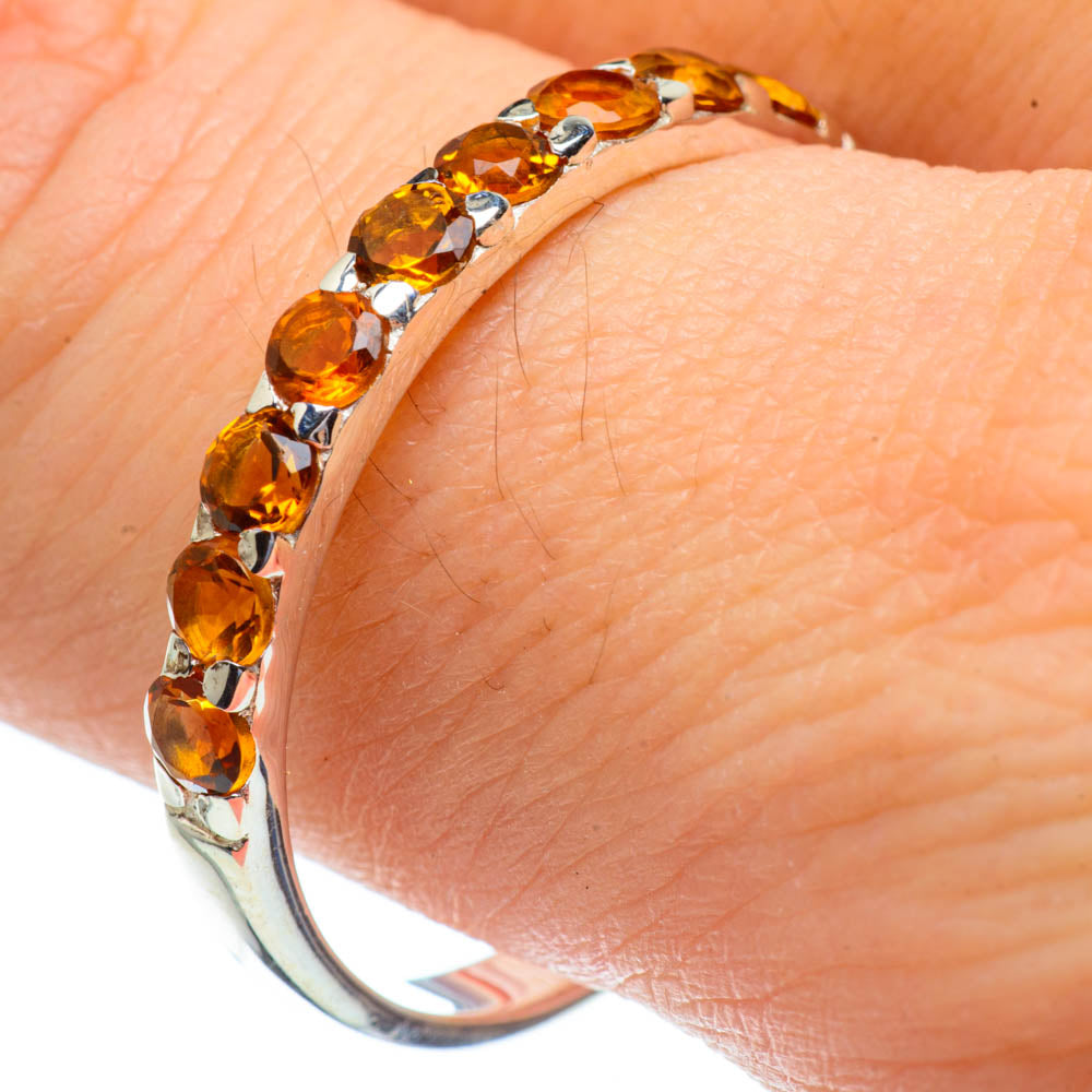 Citrine Rings handcrafted by Anasilvercos - RING29130