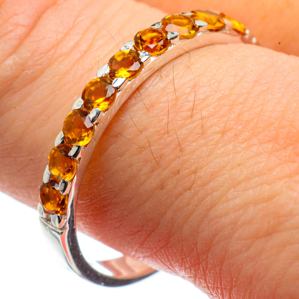 Citrine Rings handcrafted by Anasilvercos - RING29139