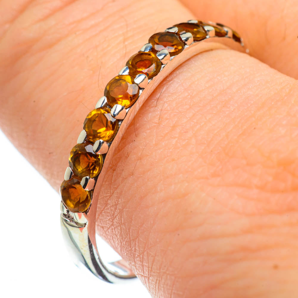Citrine Rings handcrafted by Anasilvercos - RING29157