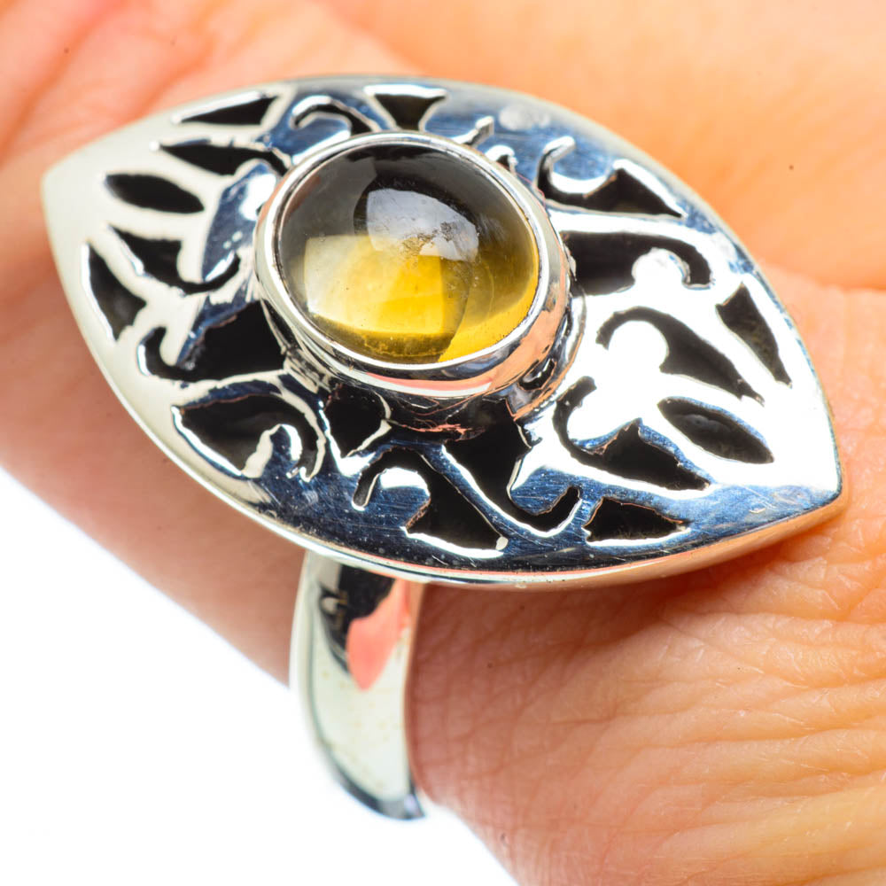Citrine Rings handcrafted by Anasilvercos - RING29170