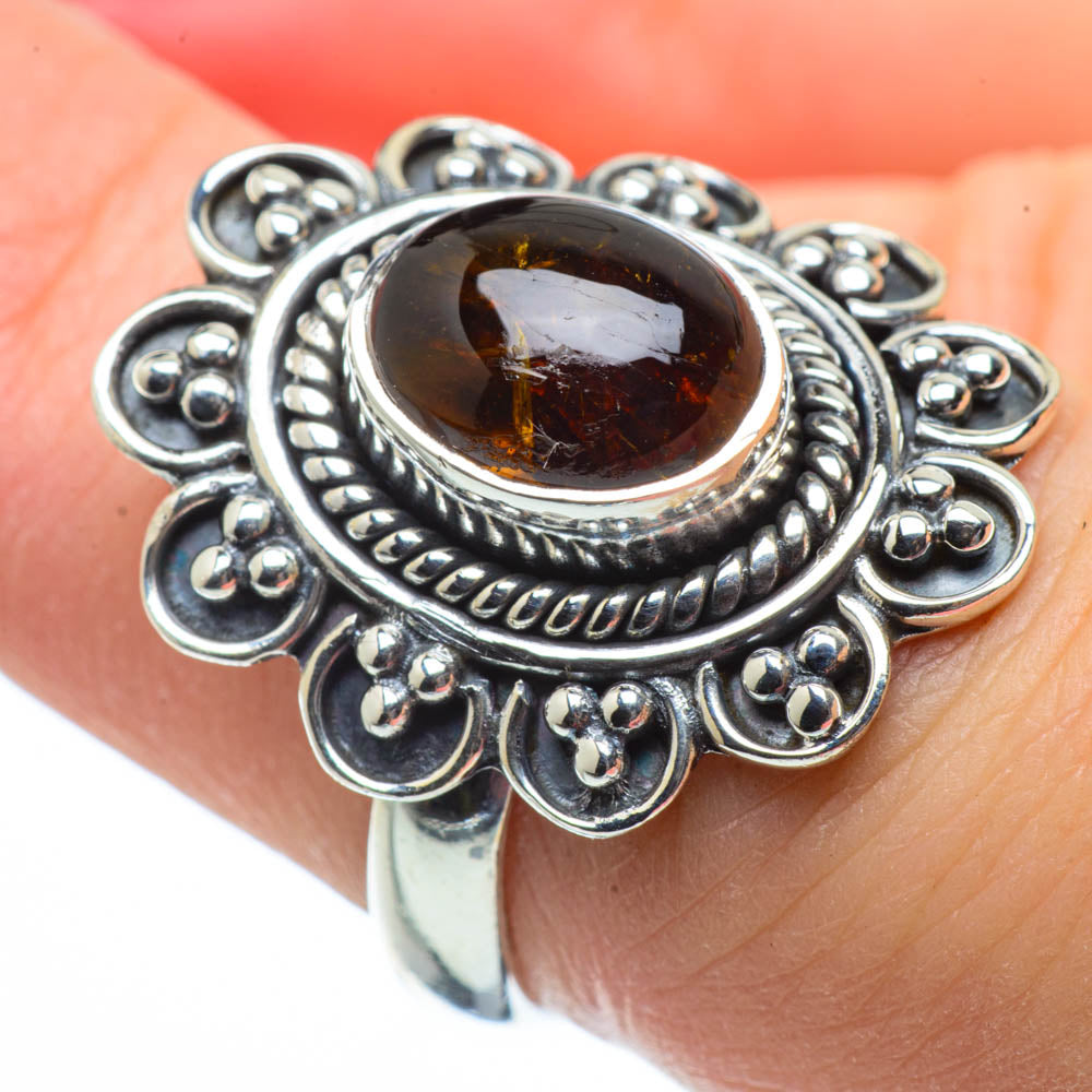 Garnet Rings handcrafted by Anasilvercos - RING29251