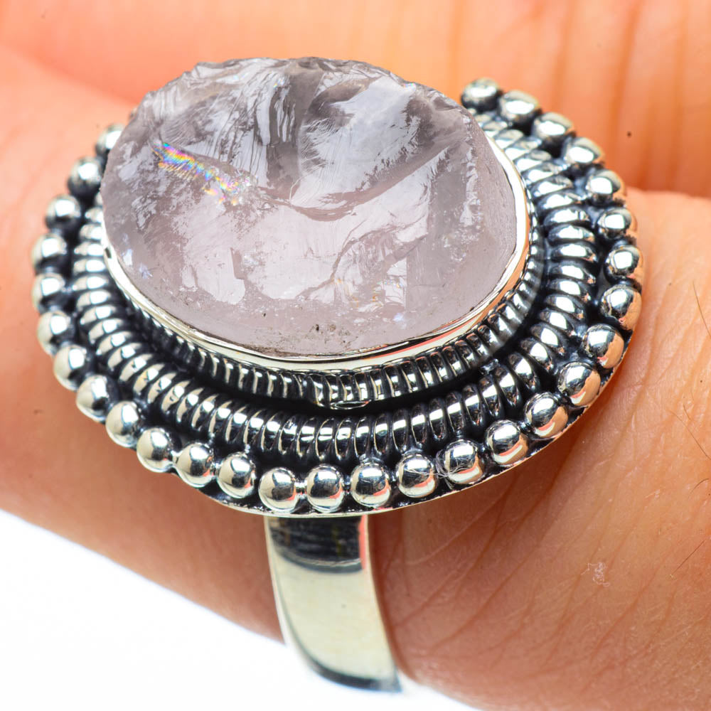 Rainbow Moonstone Rings handcrafted by Anasilvercos - RING29324